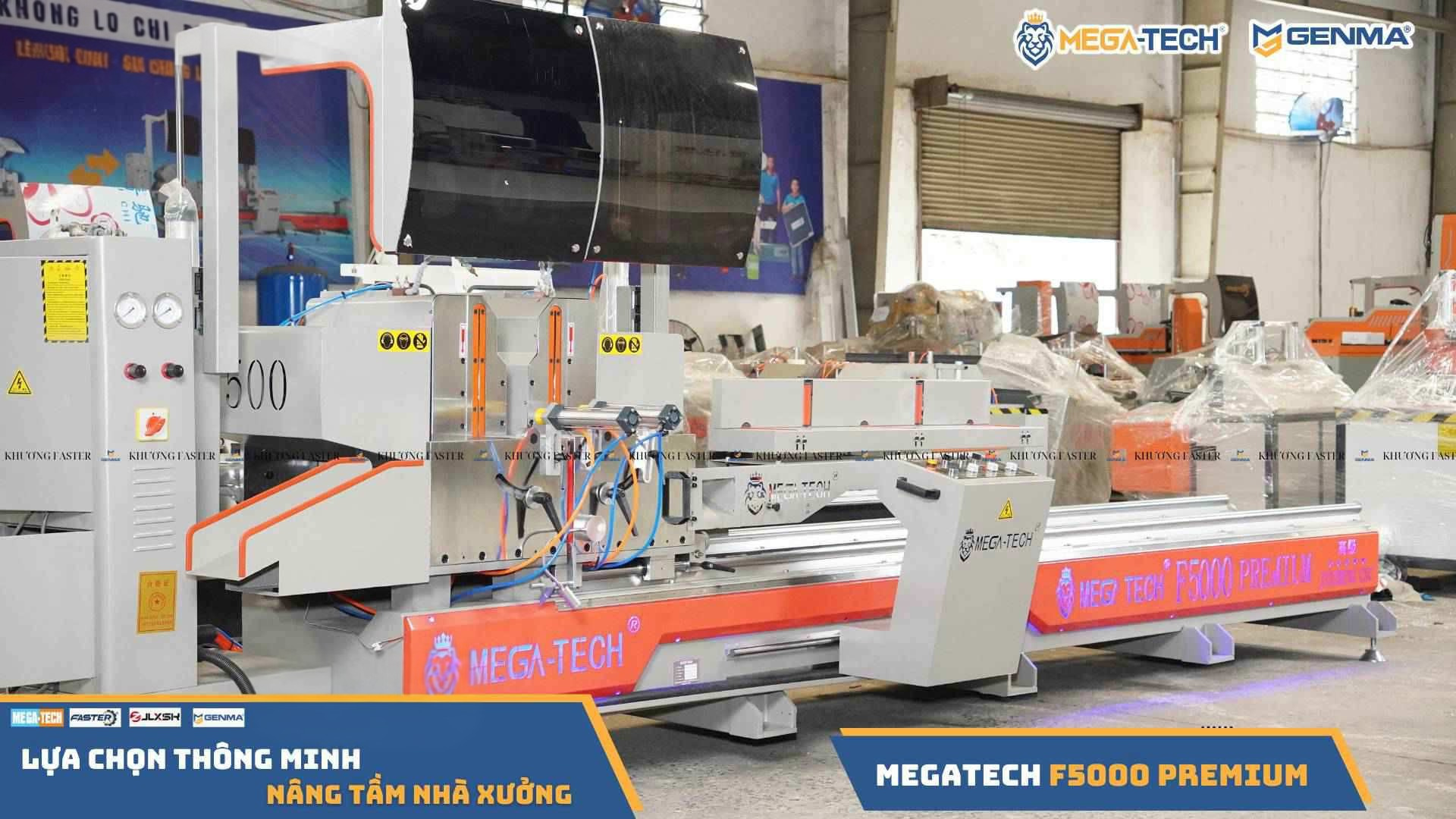 Máy cắt nhôm Xingfa Megatech F5000 Premium lưỡi 500