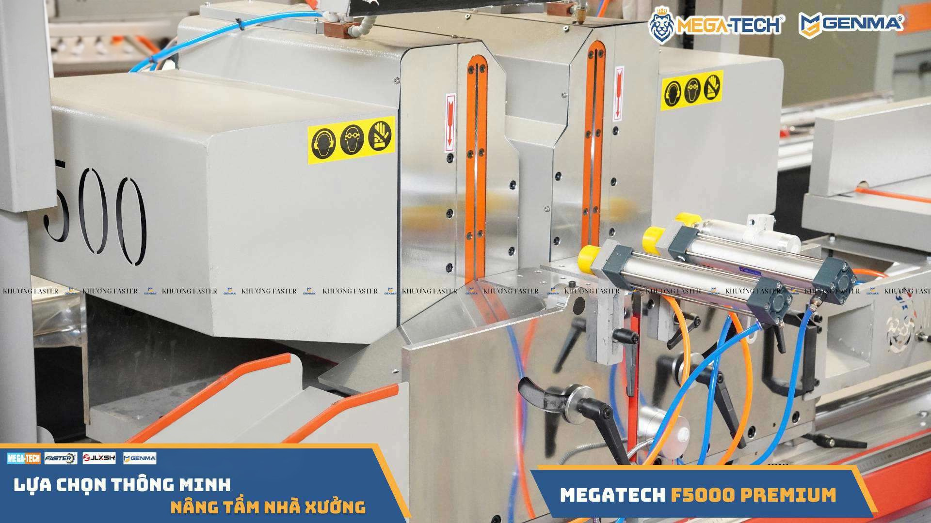 Máy cắt nhôm Xingfa Megatech F5000 Premium lưỡi 500