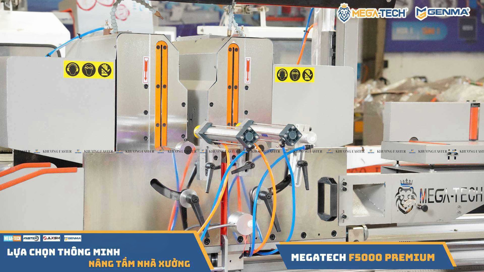 Máy cắt nhôm Xingfa Megatech F5000 Premium lưỡi 500