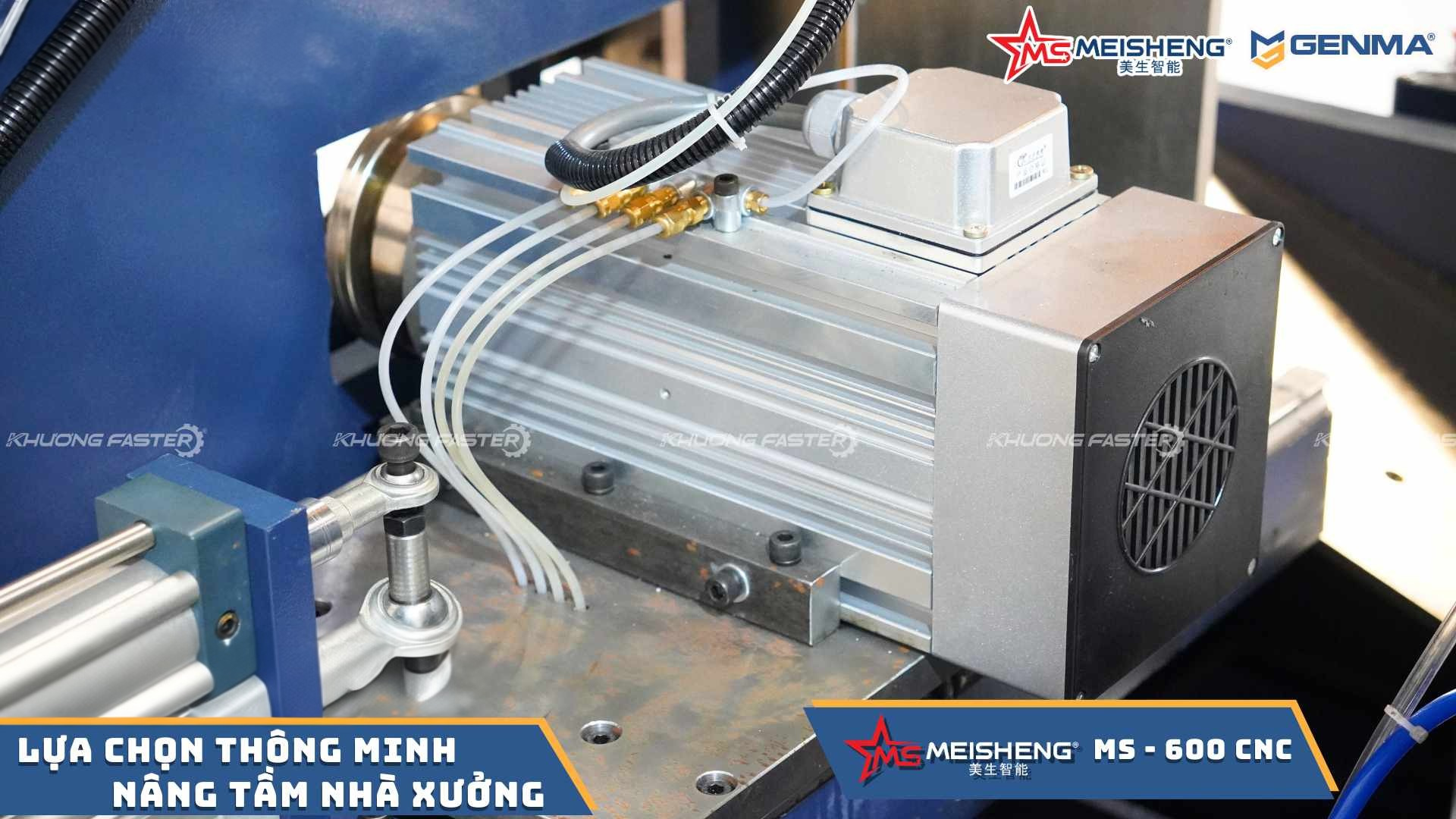 Motor máy cắt nhôm 2 đầu Meisheng MS 600 Smart công suất lớn