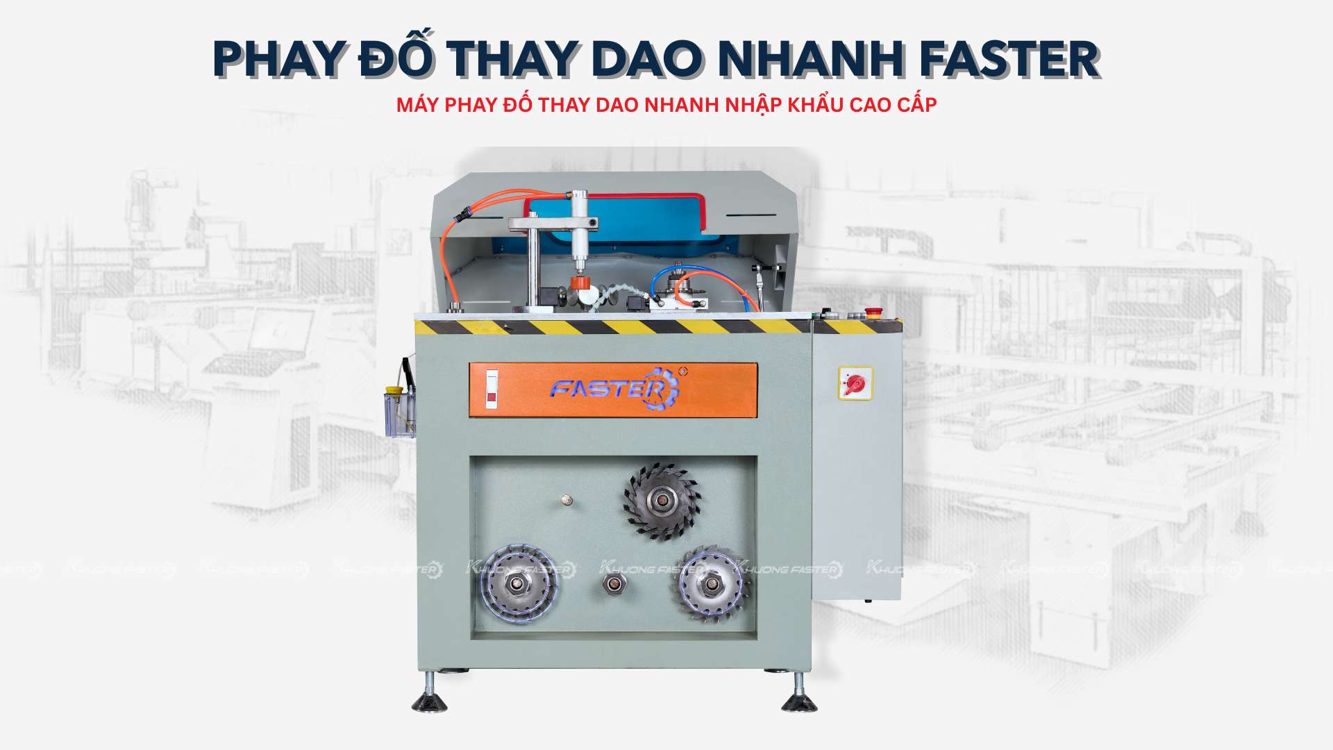 Khám Phá Máy Phay Đố Cao Cấp Nhập Khẩu Faster – Thay Dao Nhanh, Hiệu Suất Vượt Trội