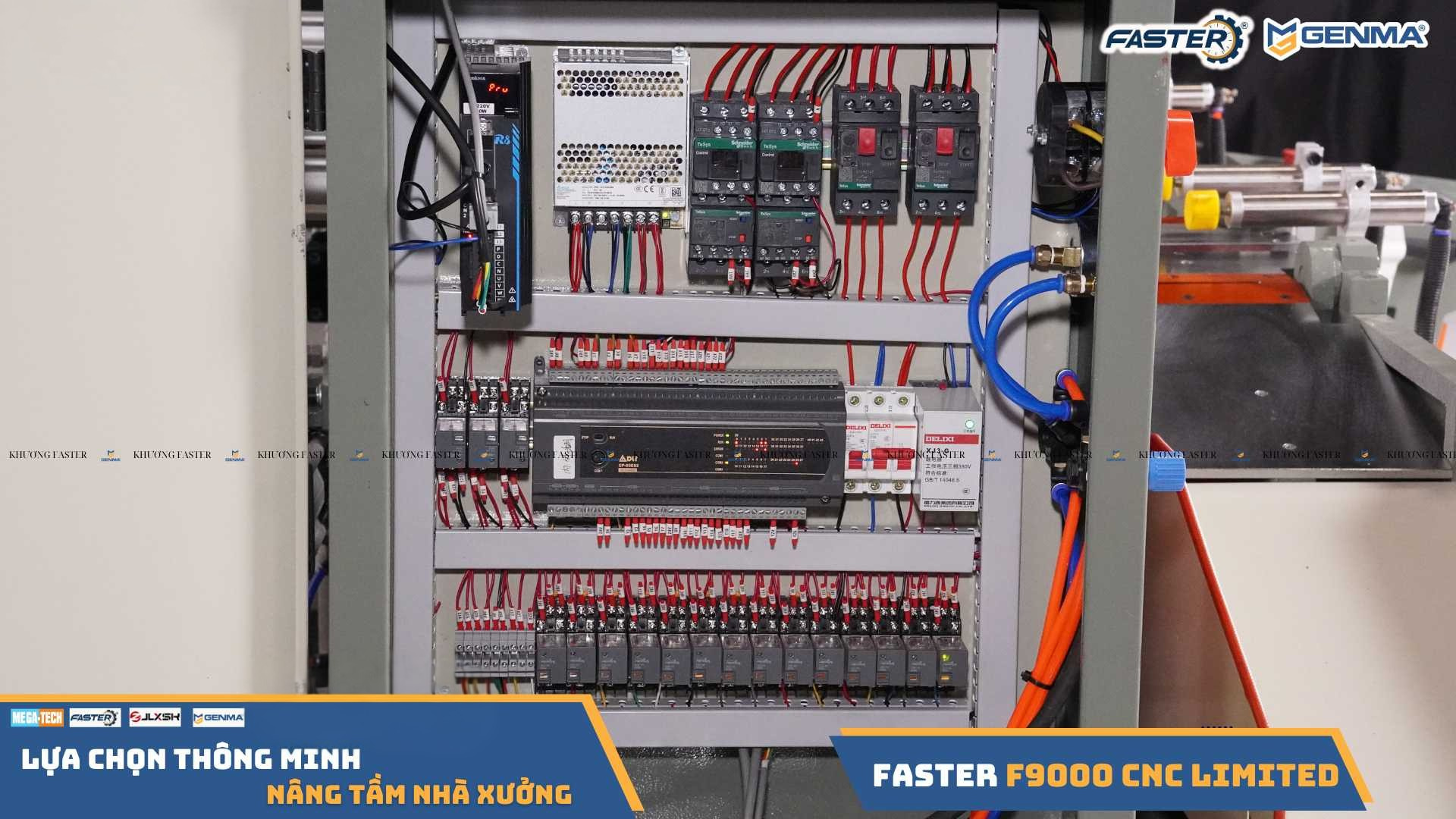 Tủ điện máy cắt nhôm lưỡi 600 cnc
