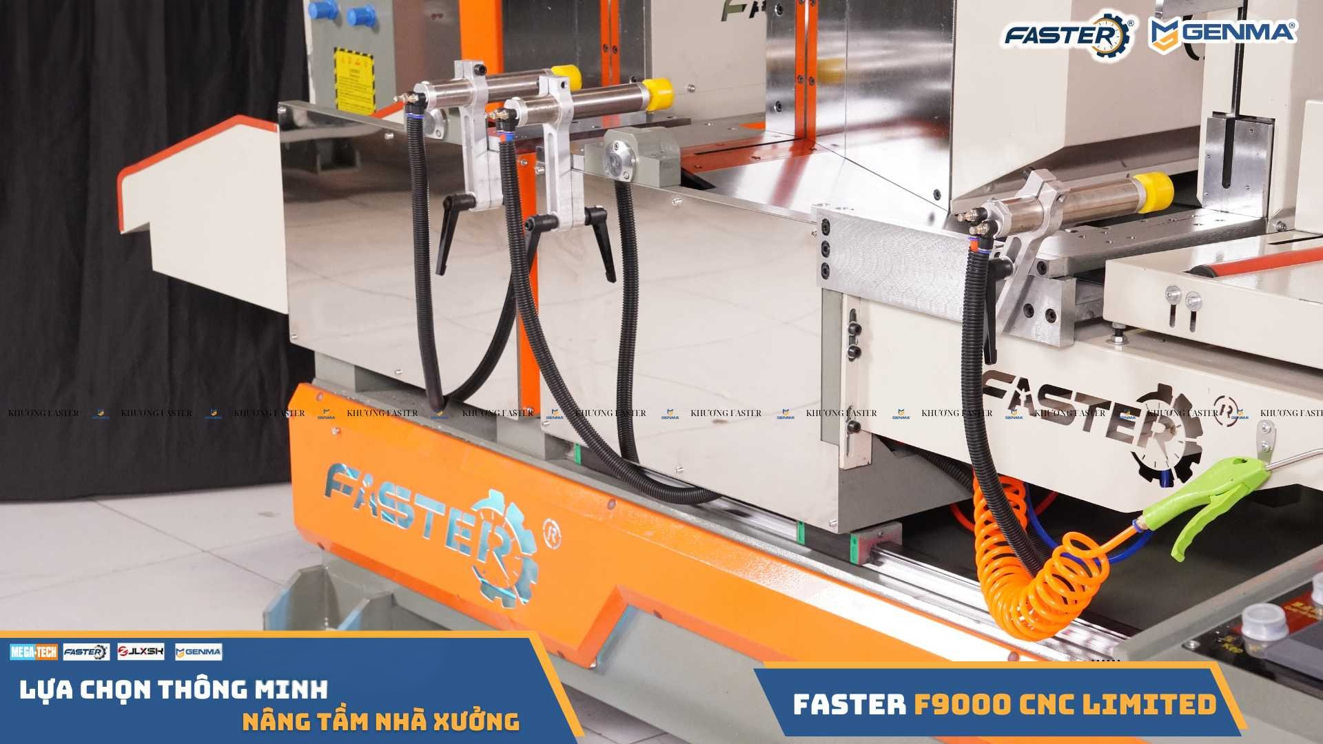 Mặt trước đầu máy Faster F9000 Limited