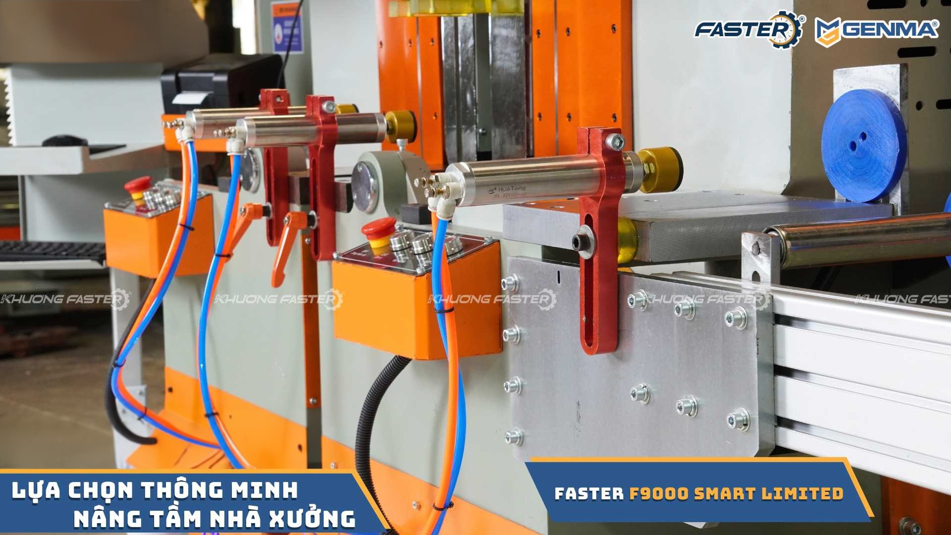 Máy móc công nghiệp Faster Genma F9000 Smart Limited trong nhà xưởng Khương Faster