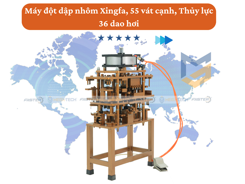 máy đột dập nhôm Genma