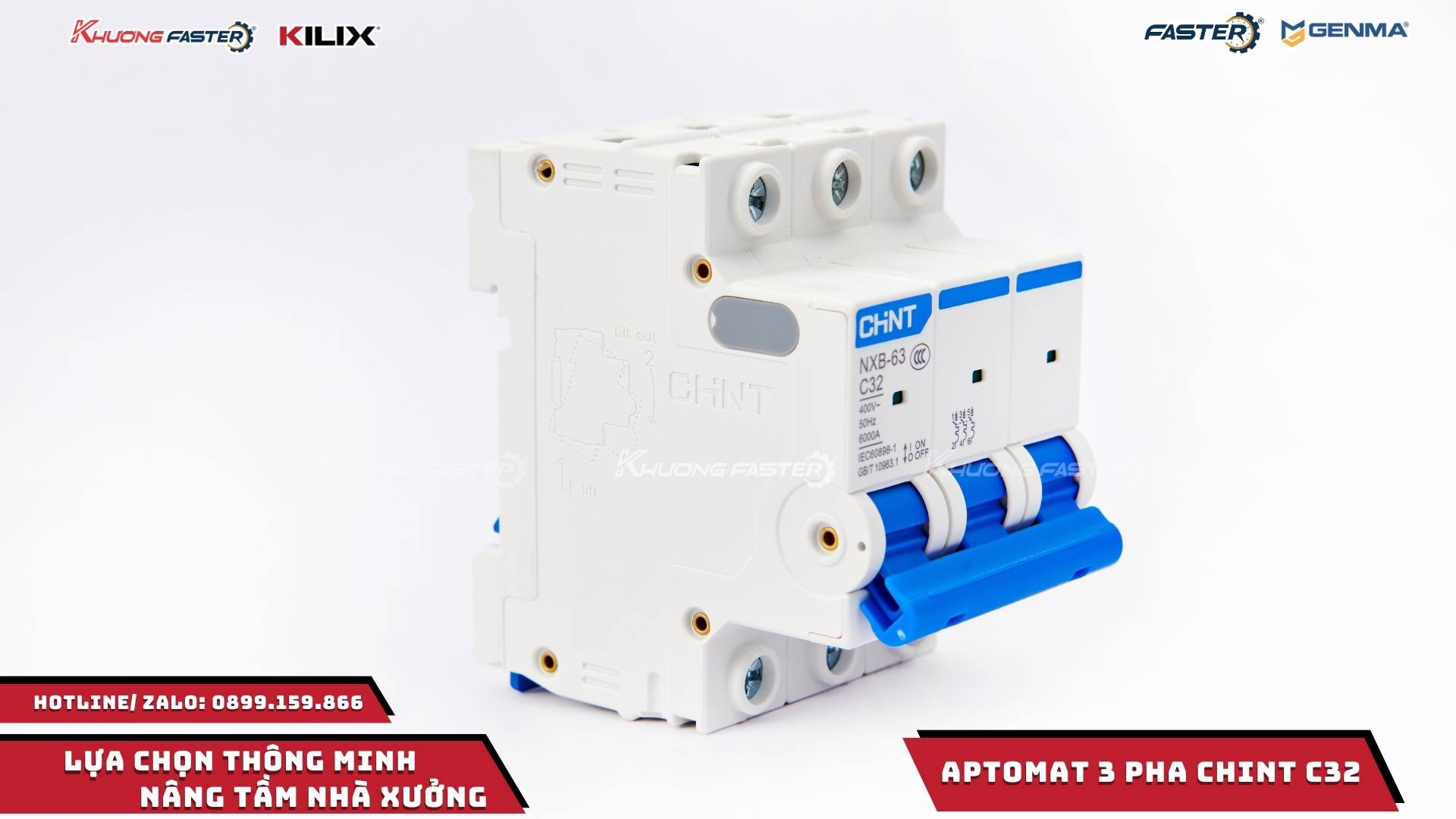 Aptomat Chint NXB 63 C32 – Giải Pháp Cầu Dao 3 Pha, CP 3 Pha An Toàn Và Hiệu Quả