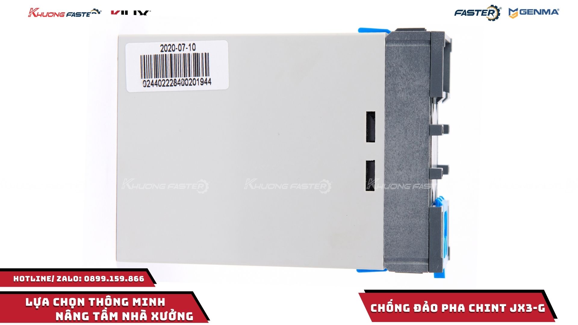 Mã seri đính kèm ngày sản xuất trên chống đảo pha