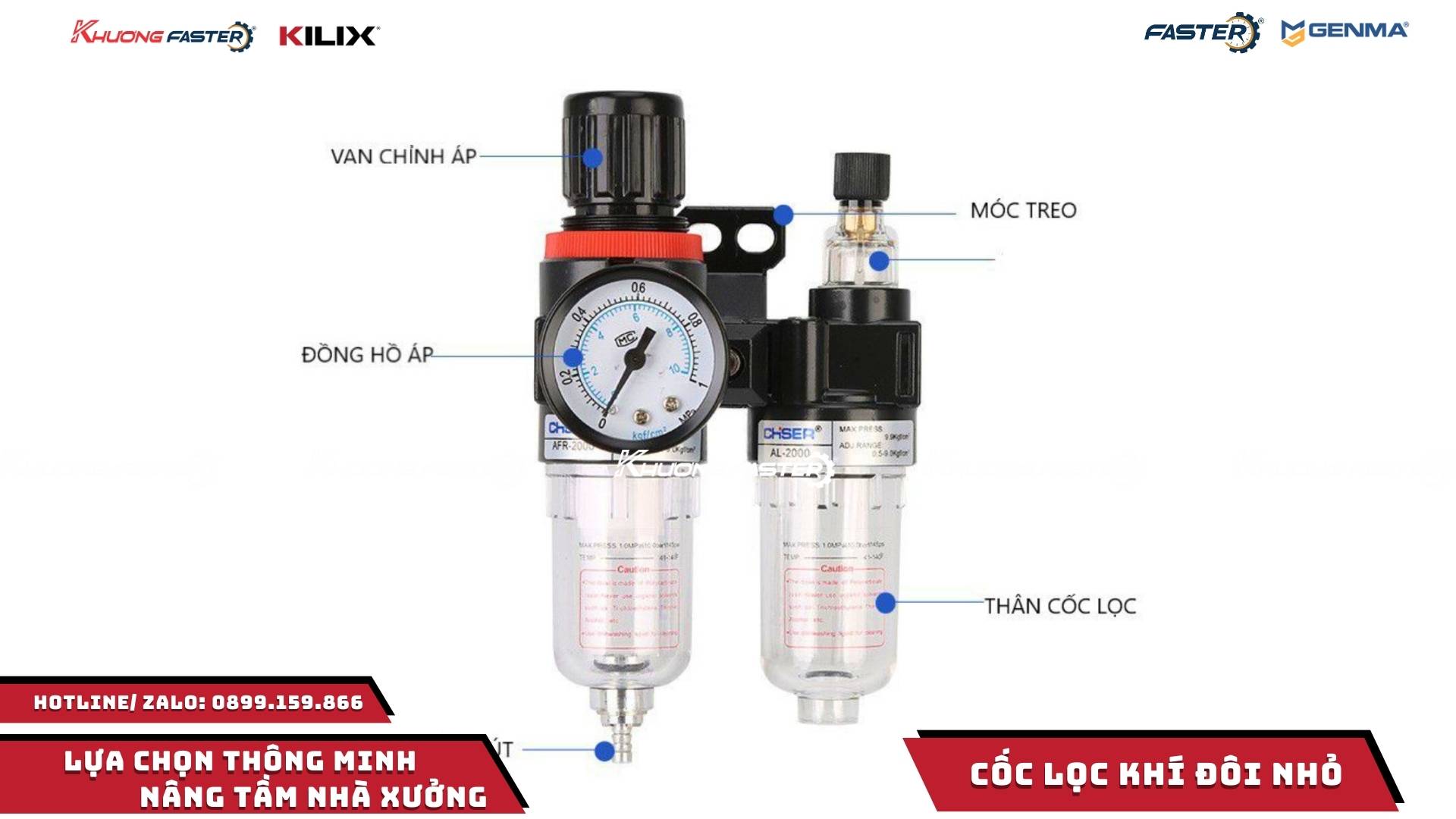 Cốc Lọc Khí Nén Chính Hãng Giá Rẻ