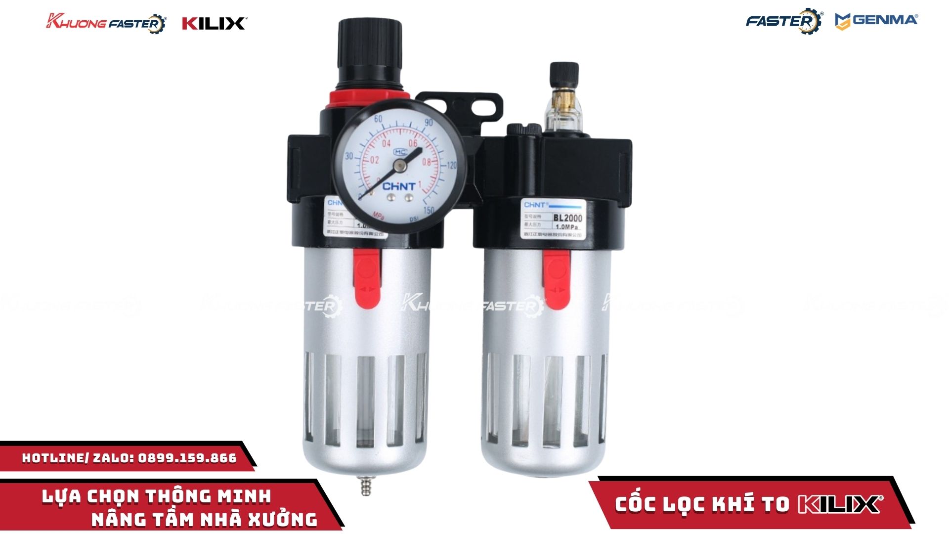 Cốc lọc khí nén chính hãng – Tách nước, lọc bụi, ổn định áp suất, giá rẻ, sẵn kho