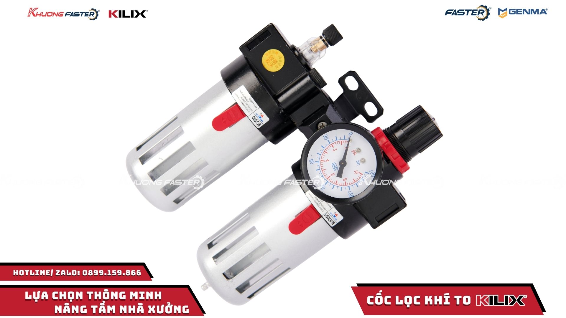 Cốc lọc khí nén chính hãng – Tách nước, lọc bụi, ổn định áp suất, giá rẻ, sẵn kho