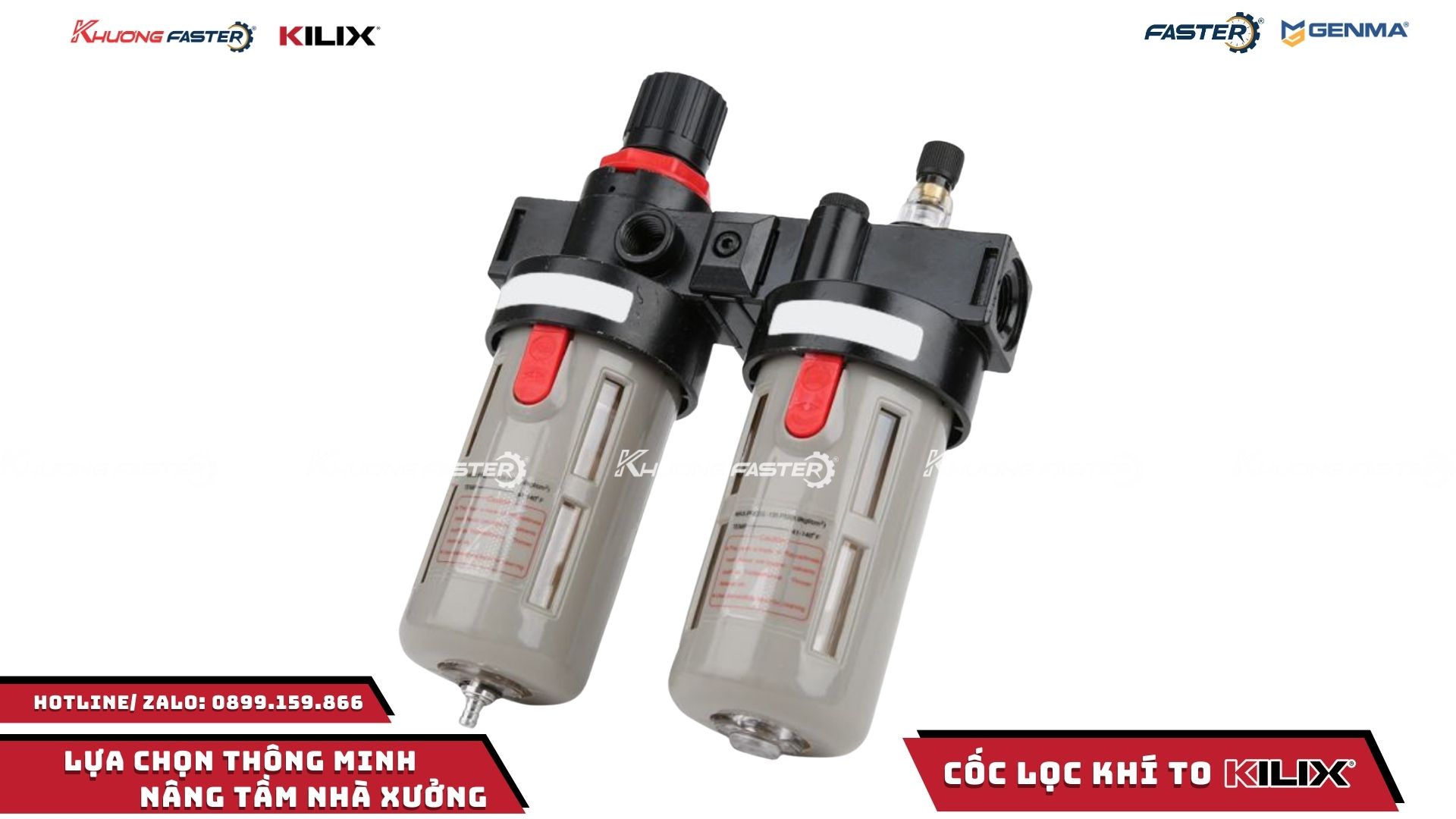 Cốc lọc khí nén chính hãng – Tách nước, lọc bụi, ổn định áp suất, giá rẻ, sẵn kho