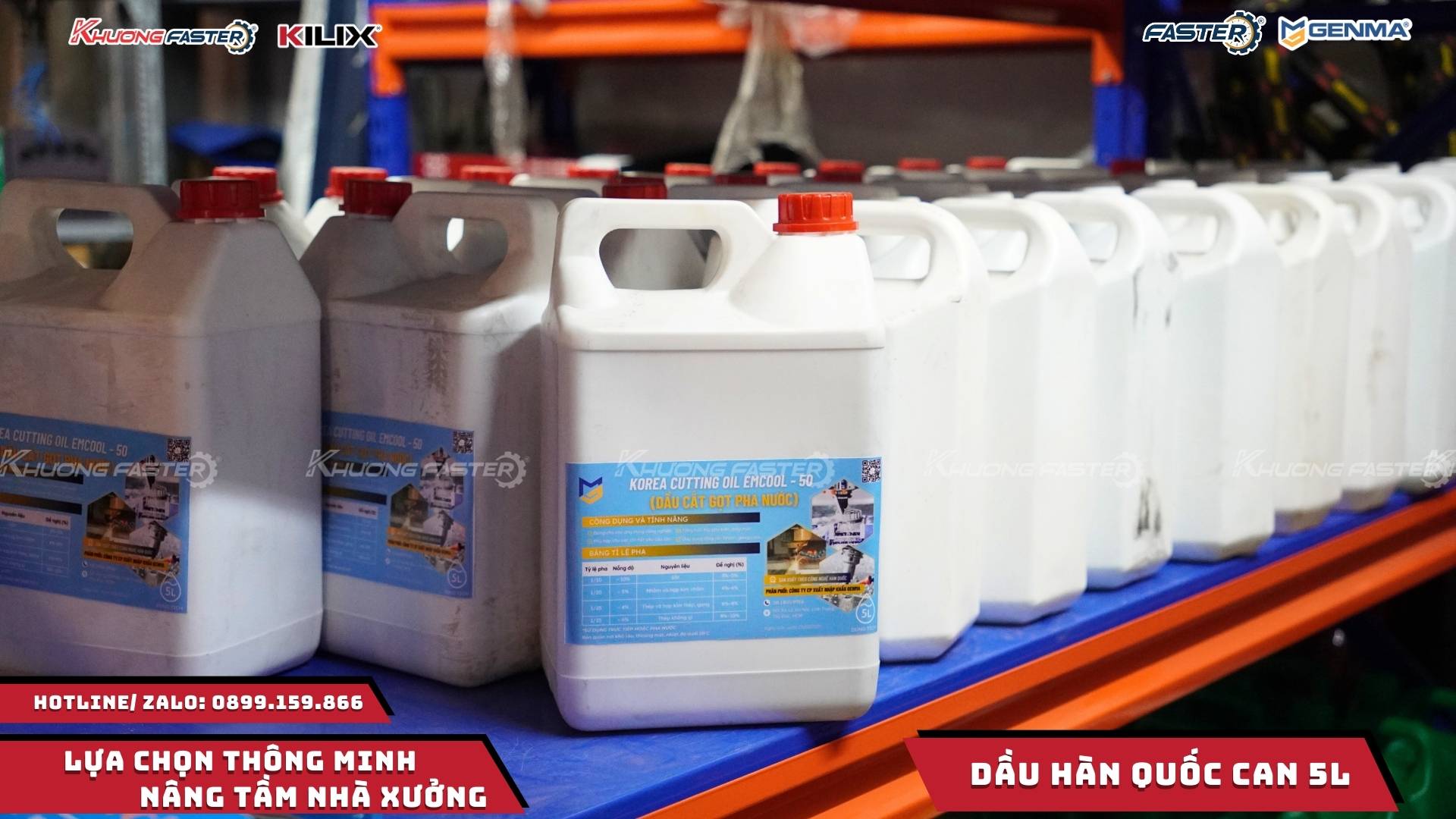 dầu làm mát pha nước hàn quốc dùng cho máy nhôm