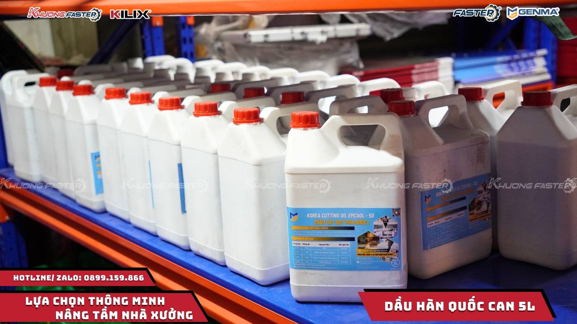 dầu làm mát hàn quốc pha 1 dầu 20 nước ổn định