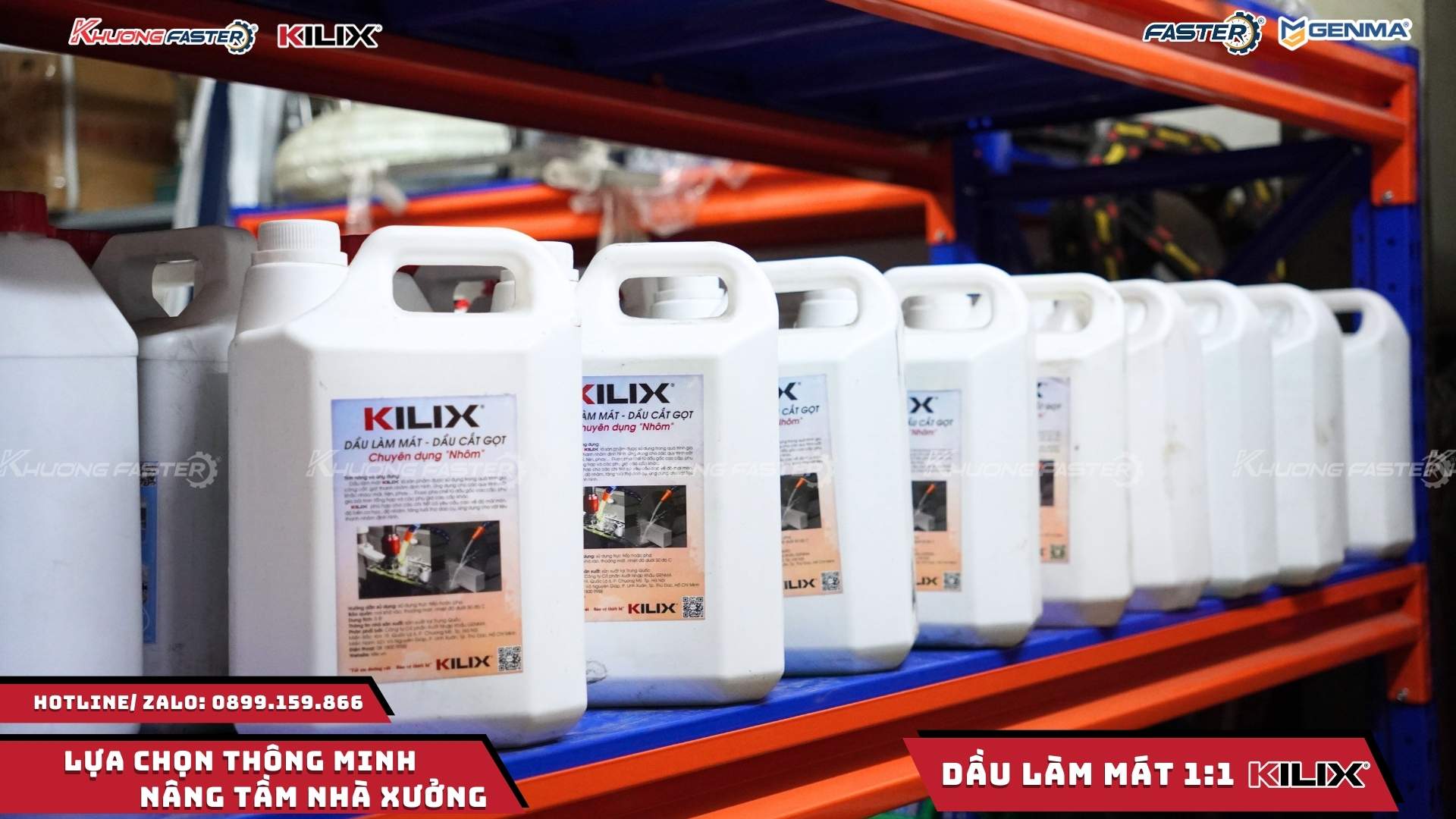 Dầu làm mát Kilix 1:1 – Can 5L chính hãng