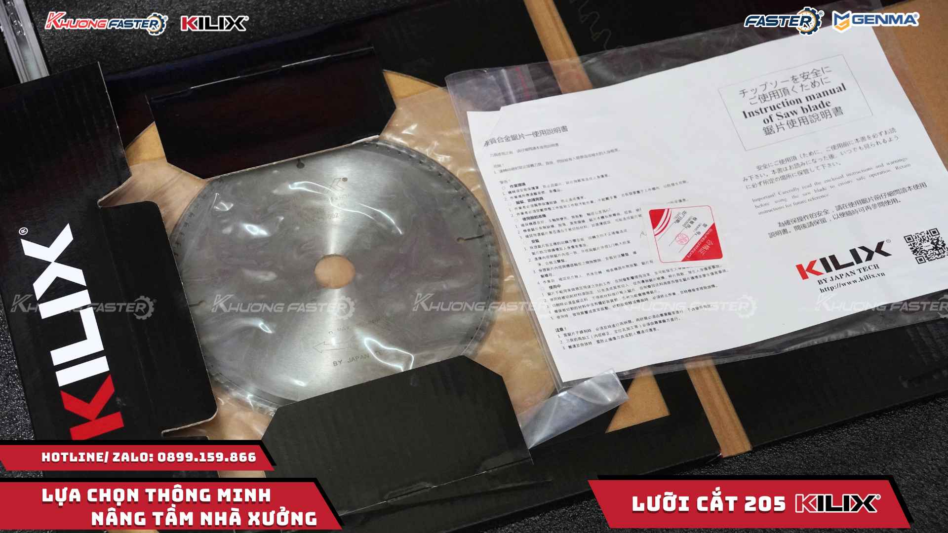 Lưỡi Cắt Nhôm Kilix 205 Chính Hãng – Cắt Mịn, Bền Bỉ, Giá Tốt Cho Xưởng Nhôm Kính