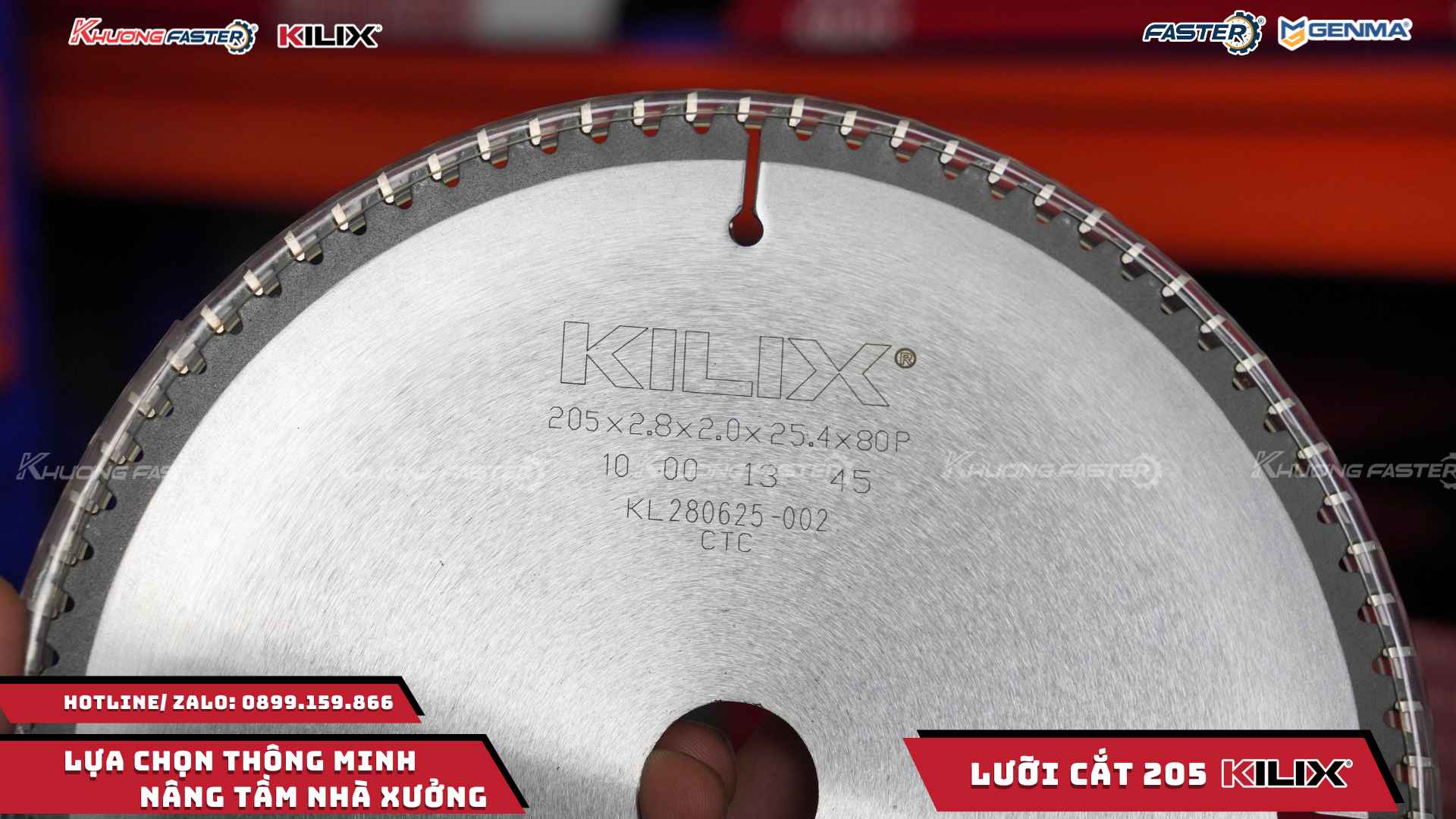 Lưỡi Cắt Nhôm Kilix 205 Chính Hãng – Cắt Mịn, Bền Bỉ, Giá Tốt Cho Xưởng Nhôm Kính