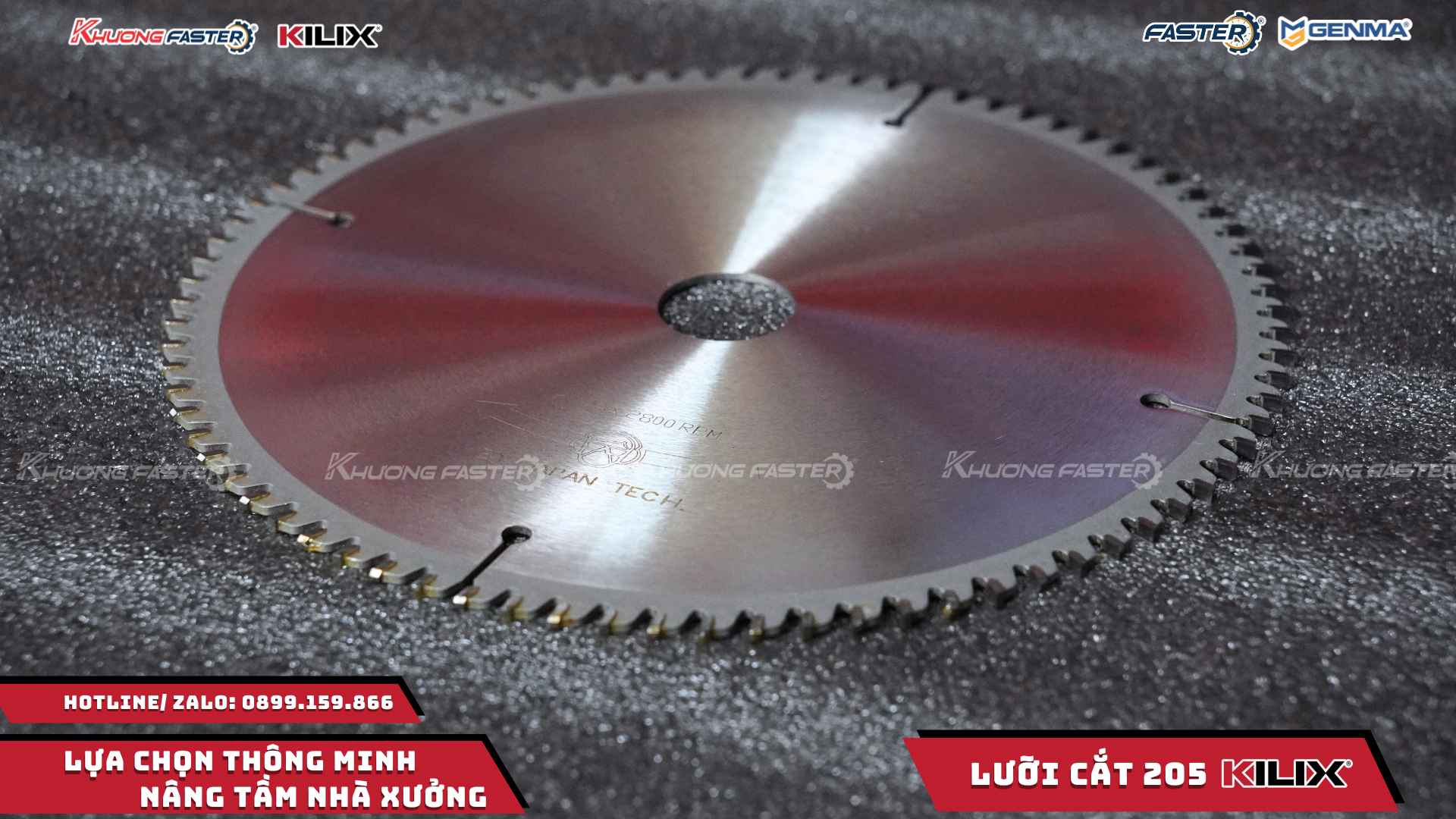 Lưỡi Cắt Nhôm Kilix 205 Chính Hãng – Cắt Mịn, Bền Bỉ, Giá Tốt Cho Xưởng Nhôm Kính