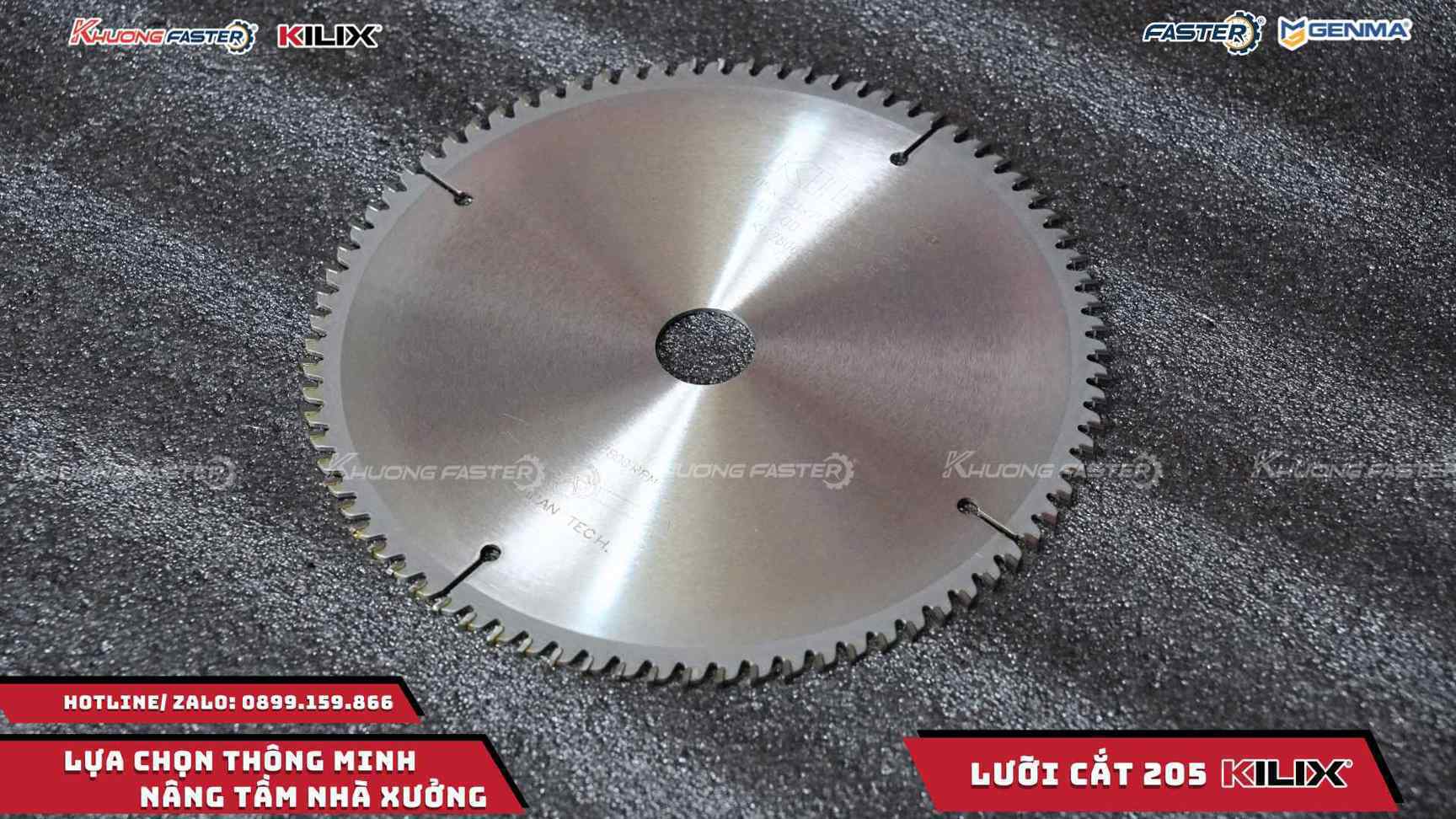 Lưỡi Cắt Nhôm Kilix 205 Chính Hãng – Cắt Mịn, Bền Bỉ, Giá Tốt Cho Xưởng Nhôm Kính