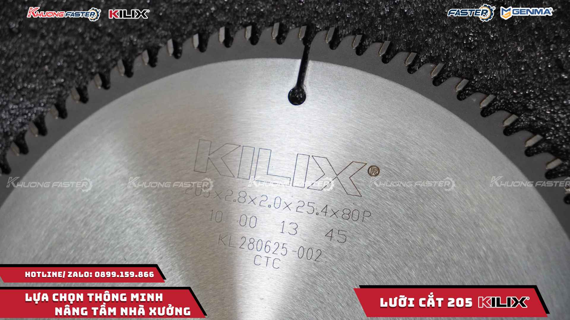 Lưỡi Cắt Nhôm Kilix 205 Chính Hãng – Cắt Mịn, Bền Bỉ, Giá Tốt Cho Xưởng Nhôm Kính