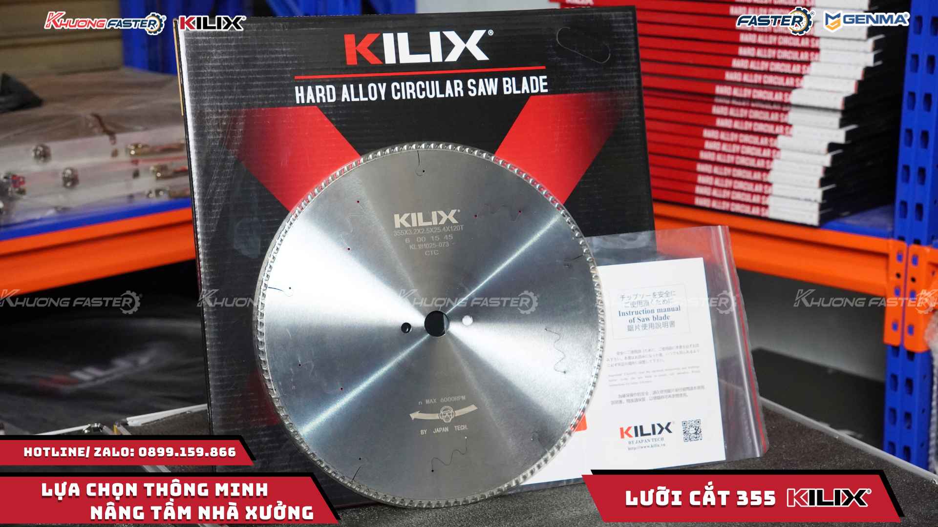 Lưỡi Cắt Nhôm 355 Kilix Cao Cấp Chính Hãng
