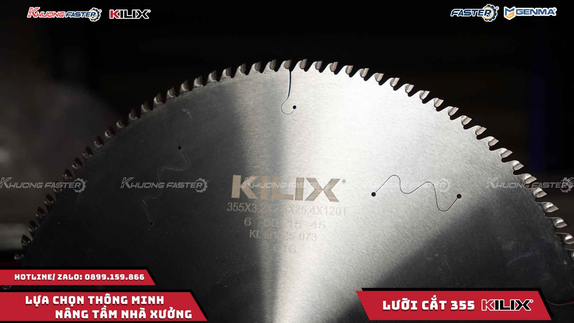 Lưỡi Cắt Nhôm 355 Kilix Cao Cấp Chính Hãng