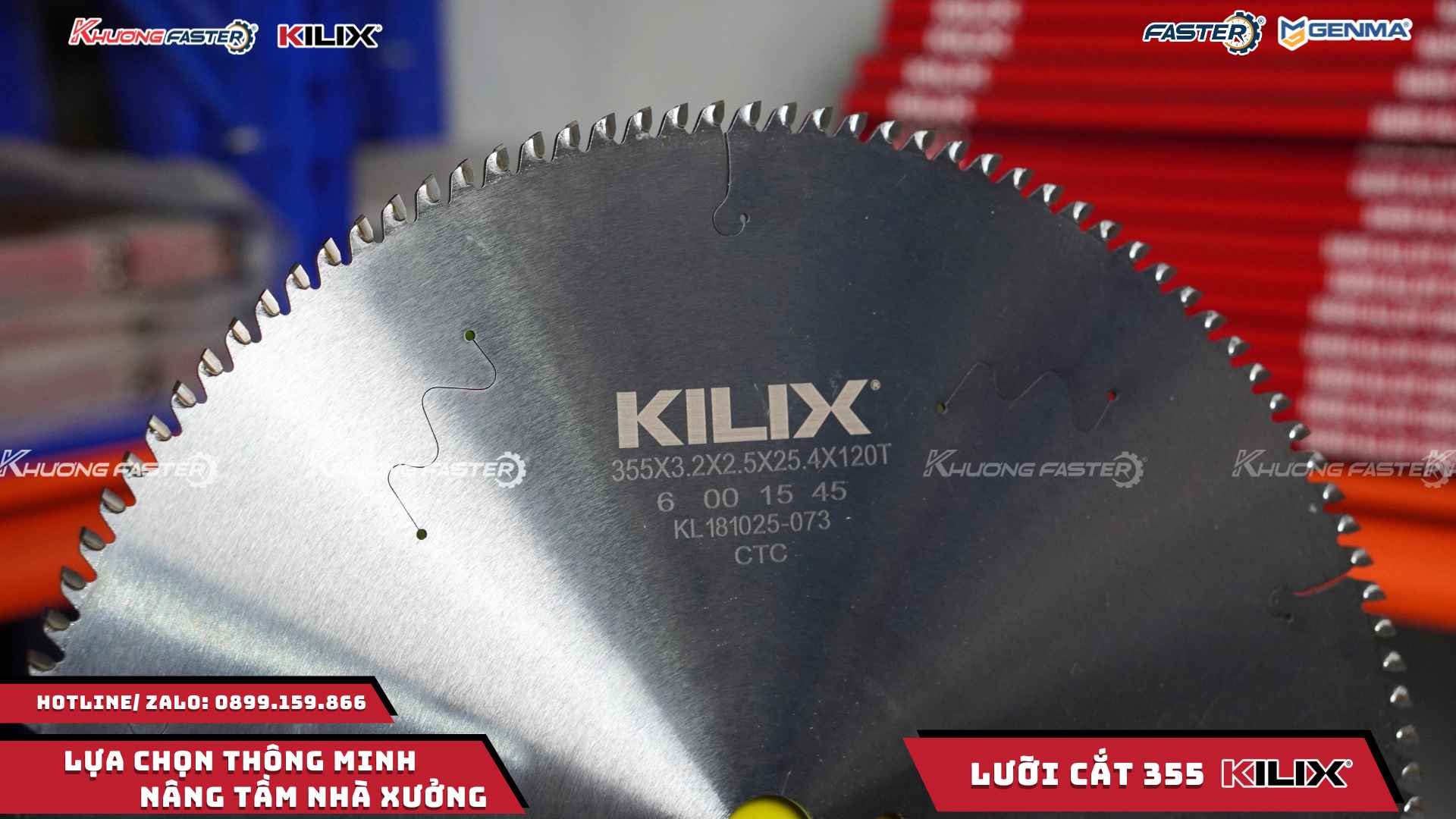 Lưỡi Cắt Nhôm 355 Kilix Cao Cấp Chính Hãng