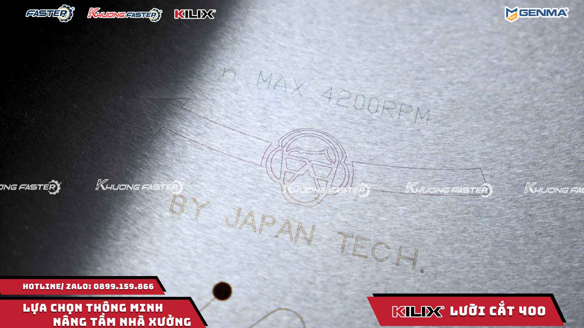 Lưỡi cắt nhôm Kilix 400 chống mẻ răng khi vận hành máy cắt nhôm 2 đầu