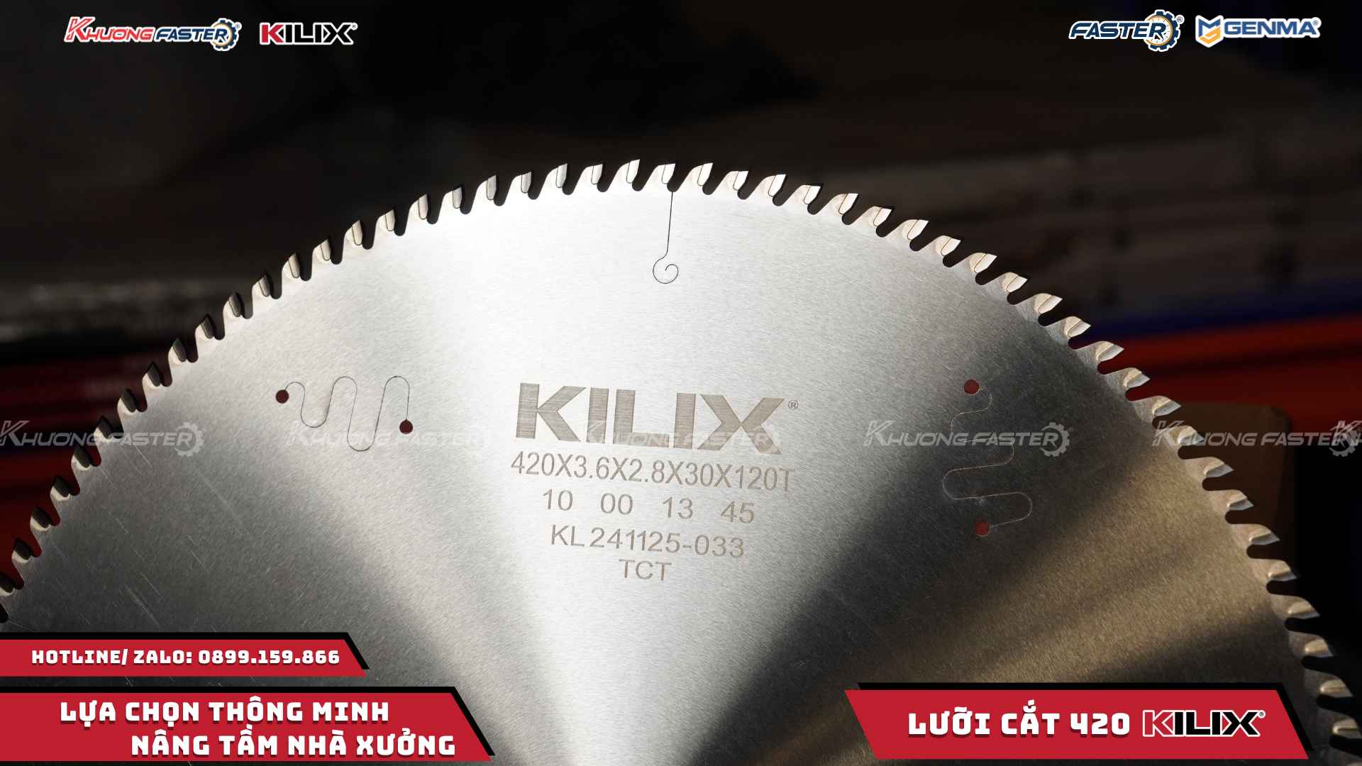 Lưỡi Cắt Nhôm Kilix 420 Chính Hãng Cho Máy 2 Đầu 07