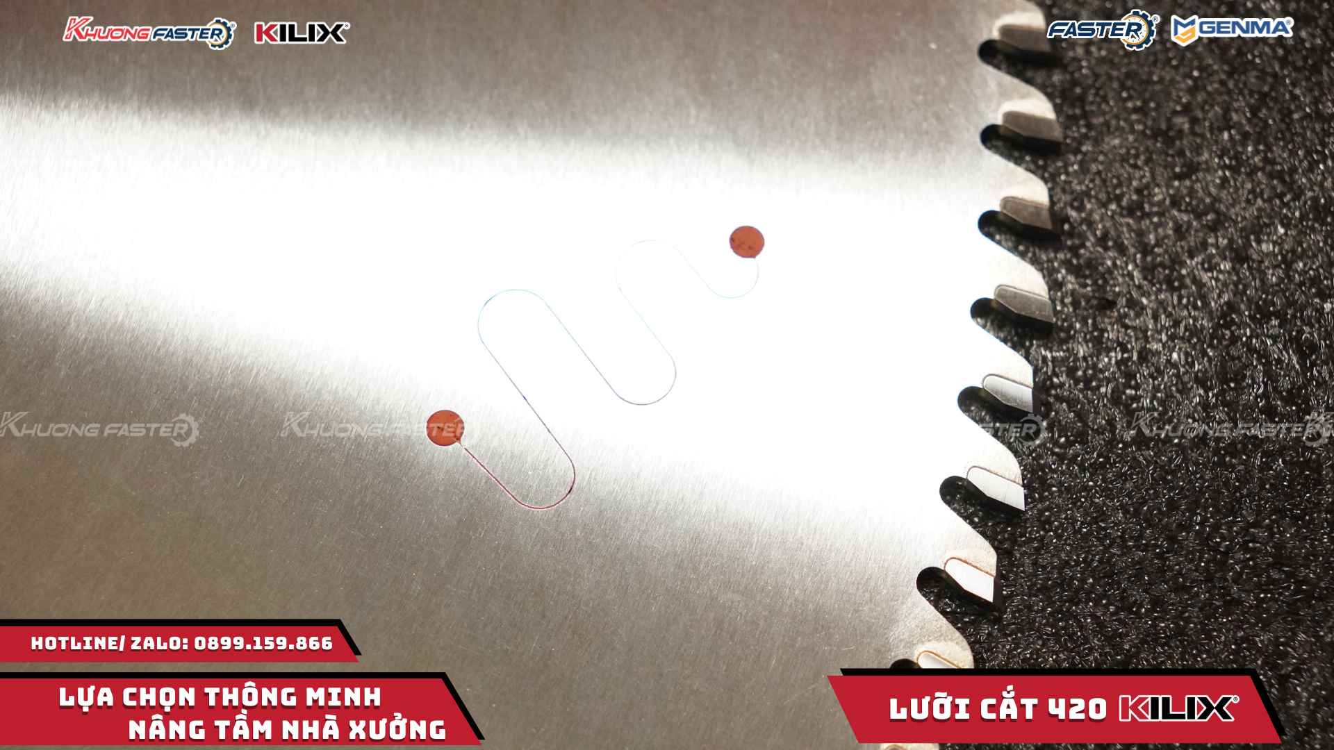 Lưỡi Cắt Nhôm Kilix 420 Chính Hãng Cho Máy 2 Đầu 07