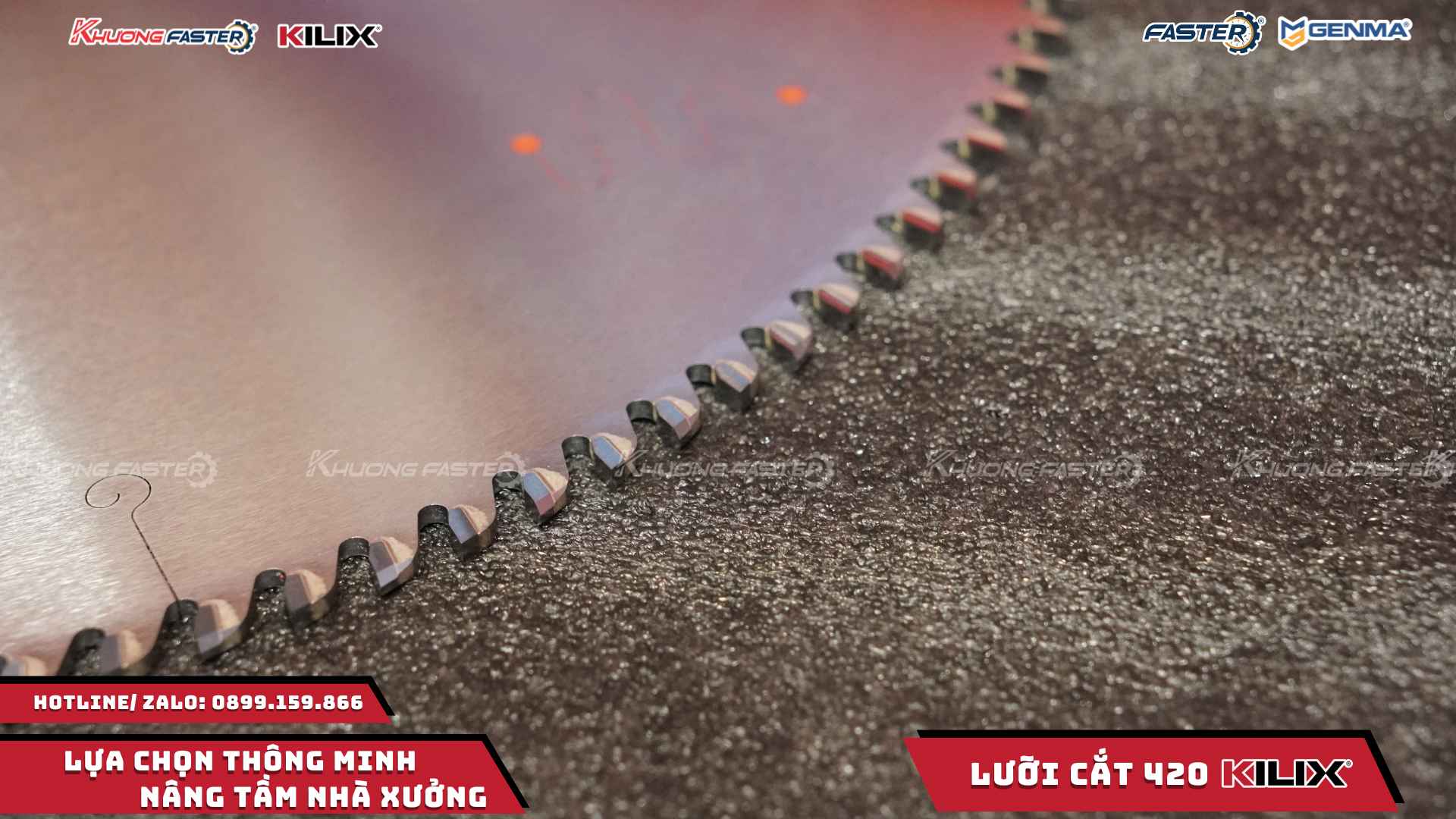 Lưỡi Cắt Nhôm Kilix 420 Chính Hãng Cho Máy 2 Đầu 07