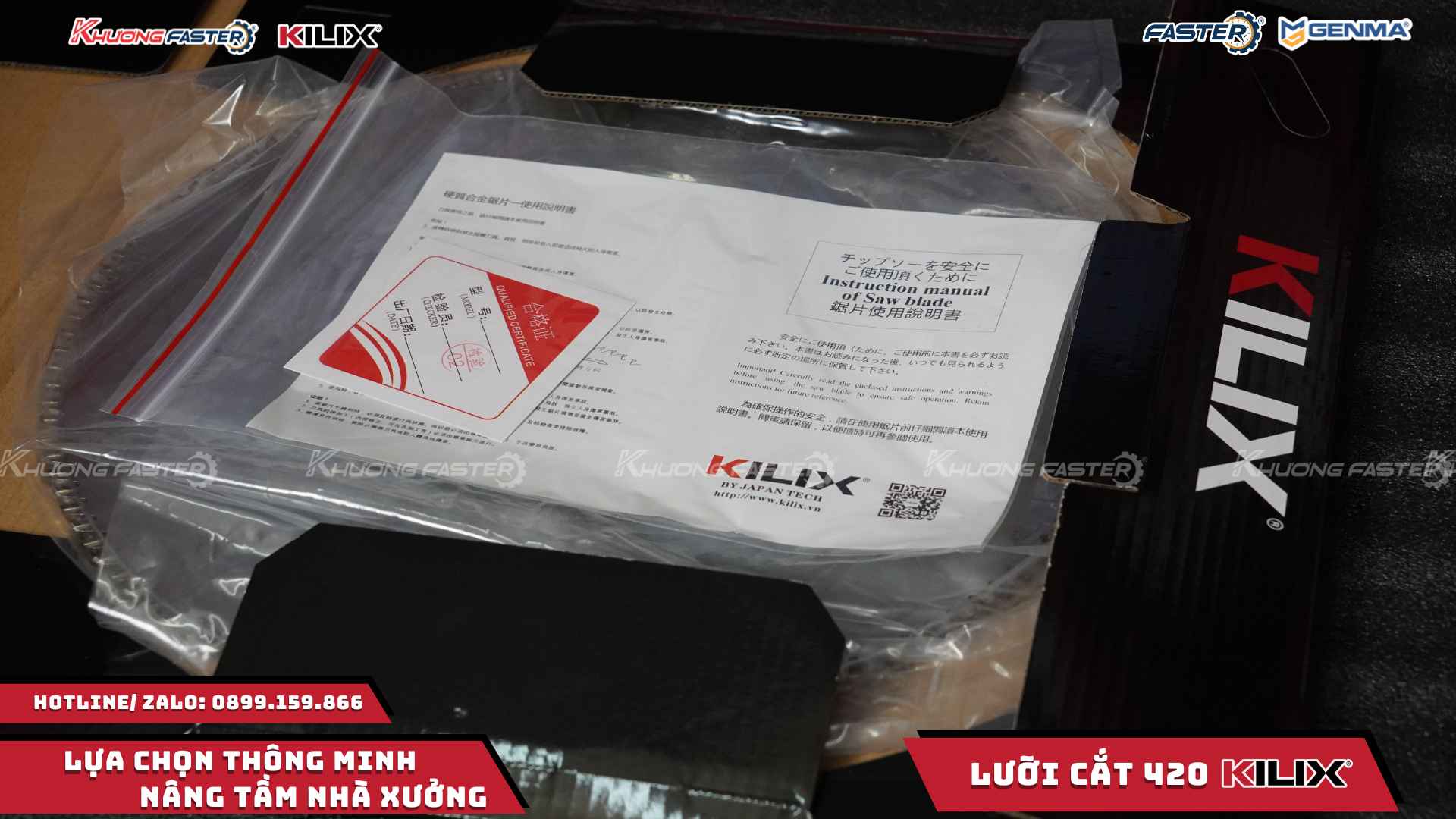 Lưỡi Cắt Nhôm Kilix 420 Chính Hãng Cho Máy 2 Đầu 07