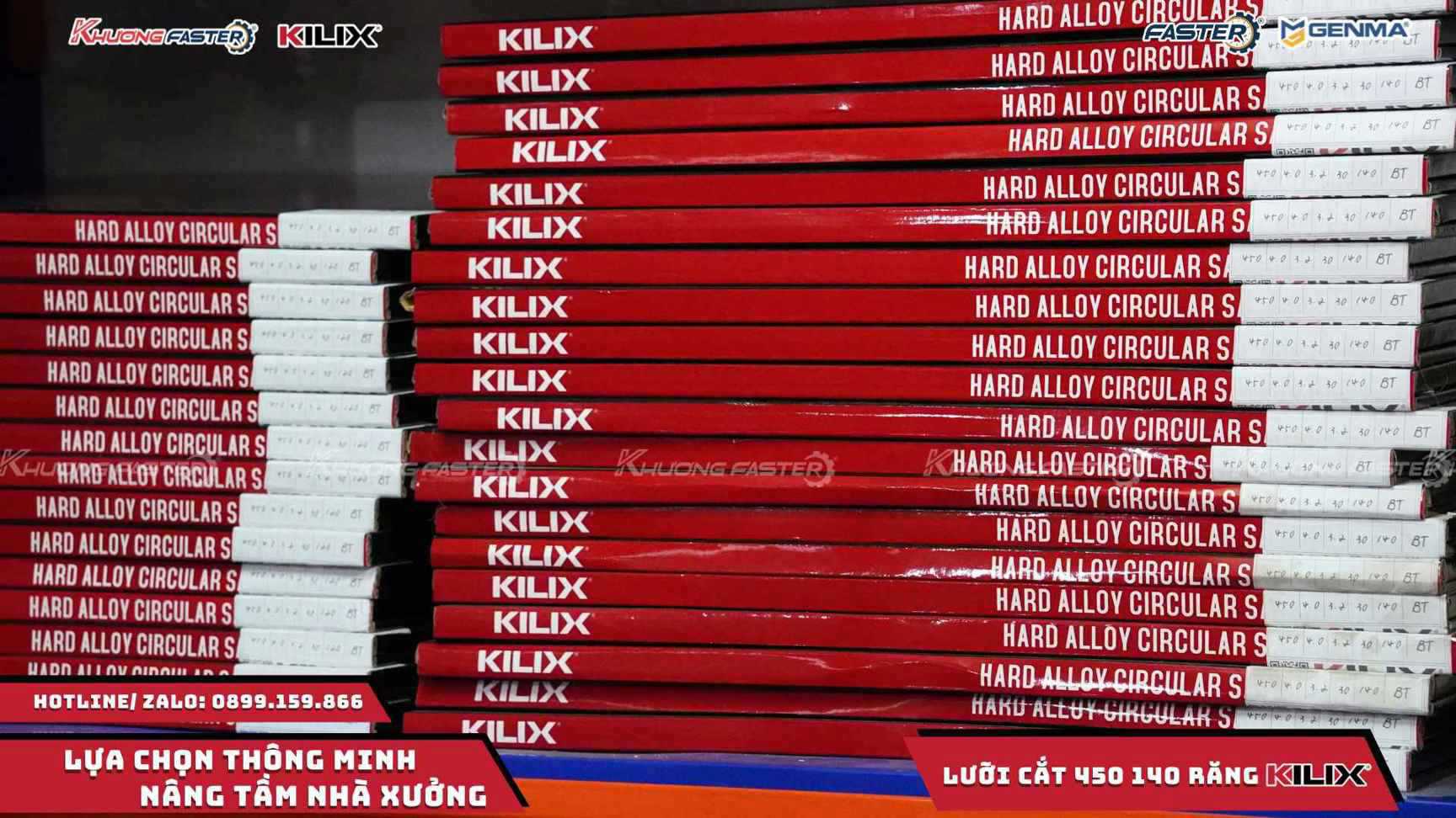 Lưỡi Cắt Nhôm Kilix 450 Cao Cấp 140 Răng