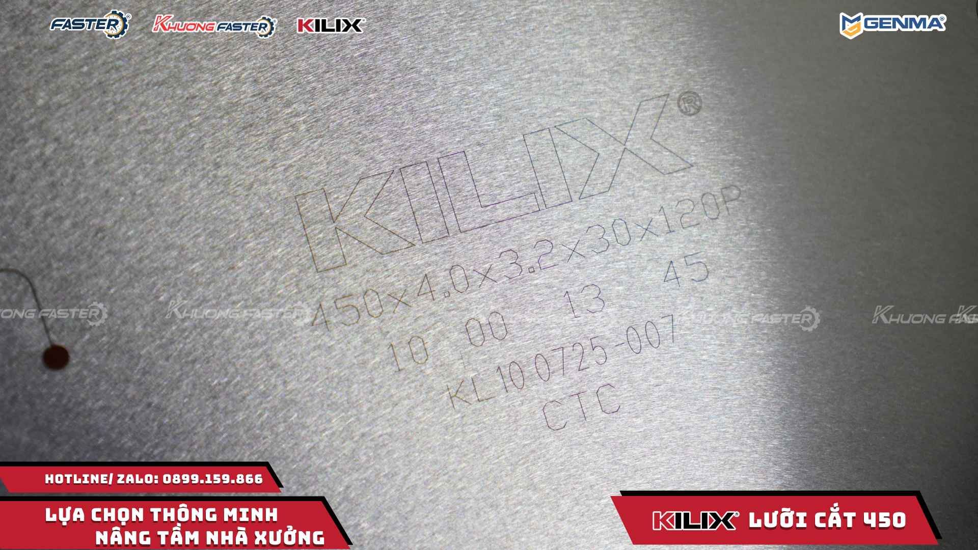 Lưỡi Cắt Nhôm 450 Kilix Chính Hãng Cao Cấp Cho Máy Cắt 08S