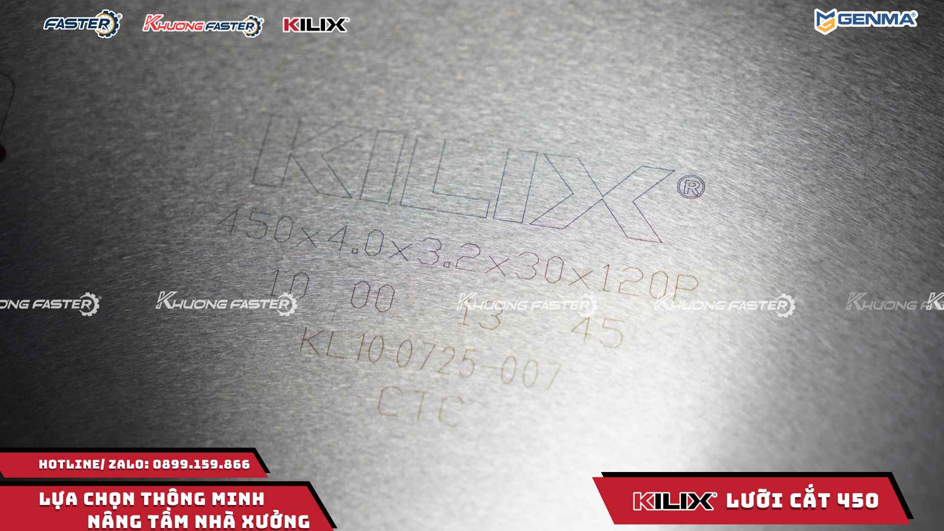 Lưỡi Cắt Nhôm 450 Kilix Chính Hãng Cao Cấp Cho Máy Cắt 08S