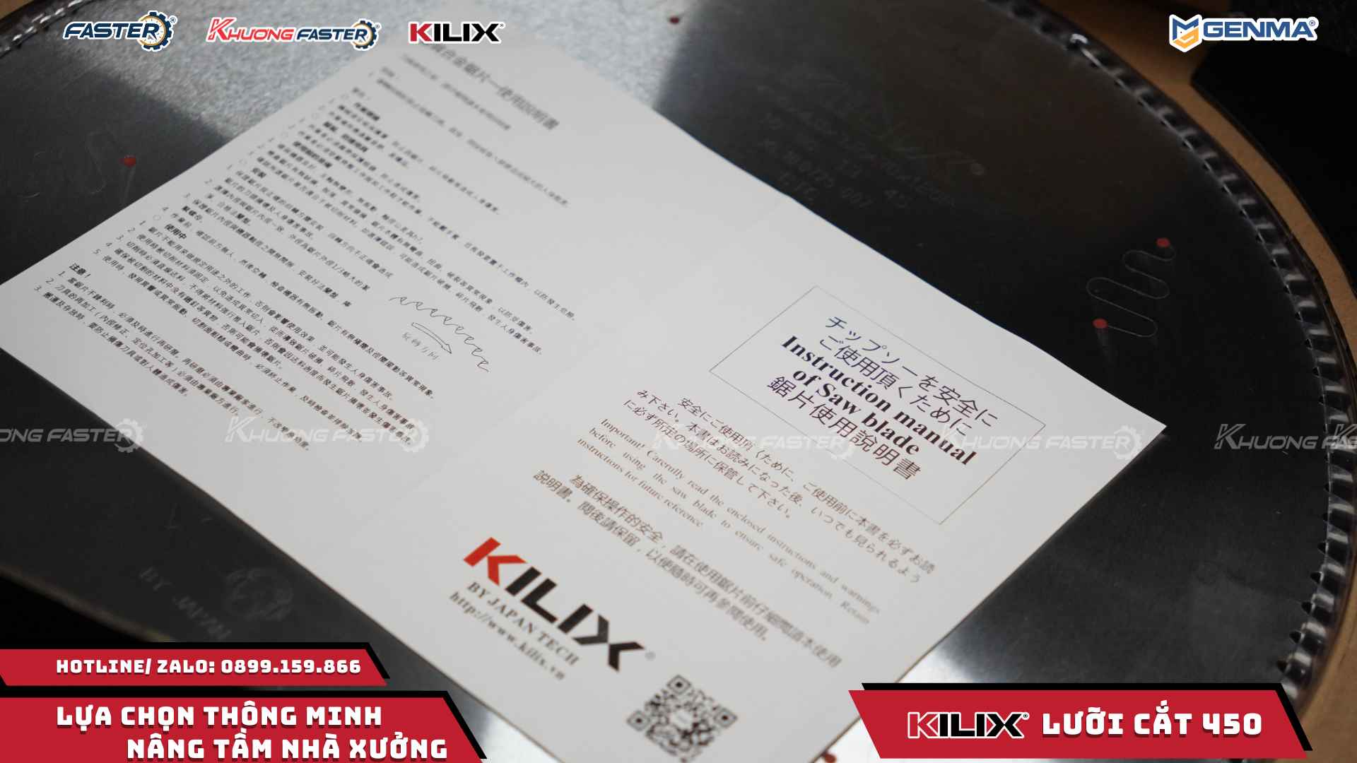 Lưỡi Cắt Nhôm 450 Kilix Chính Hãng Cao Cấp Cho Máy Cắt 08S