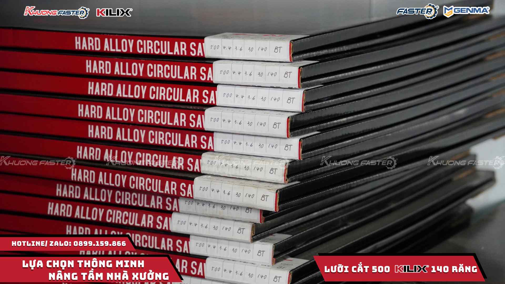 Lưỡi Cắt Nhôm Kilix 500 Chính Hãng 140 Răng Cao Cấp