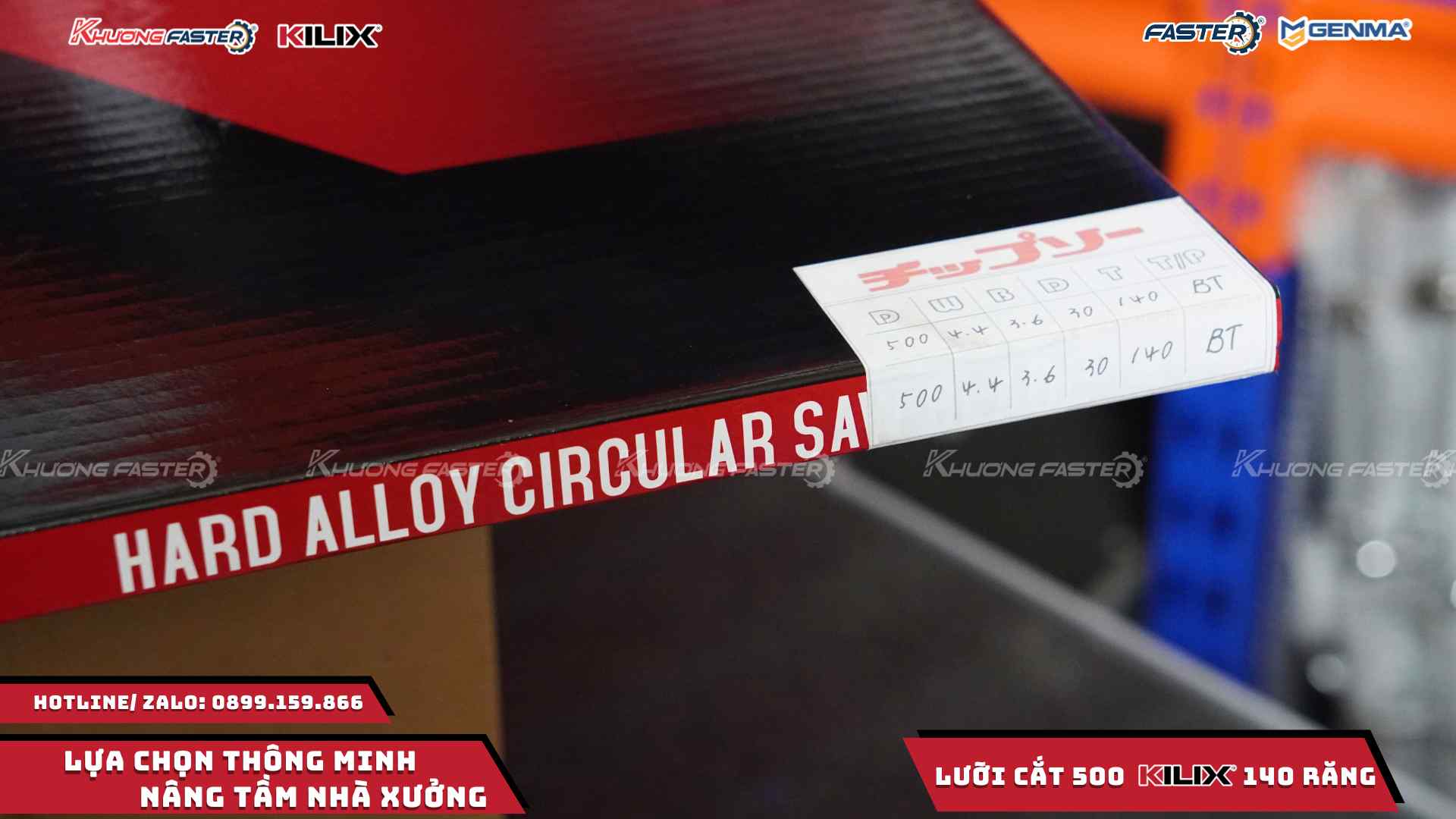 Lưỡi Cắt Nhôm Kilix 500 Chính Hãng 140 Răng Cao Cấp