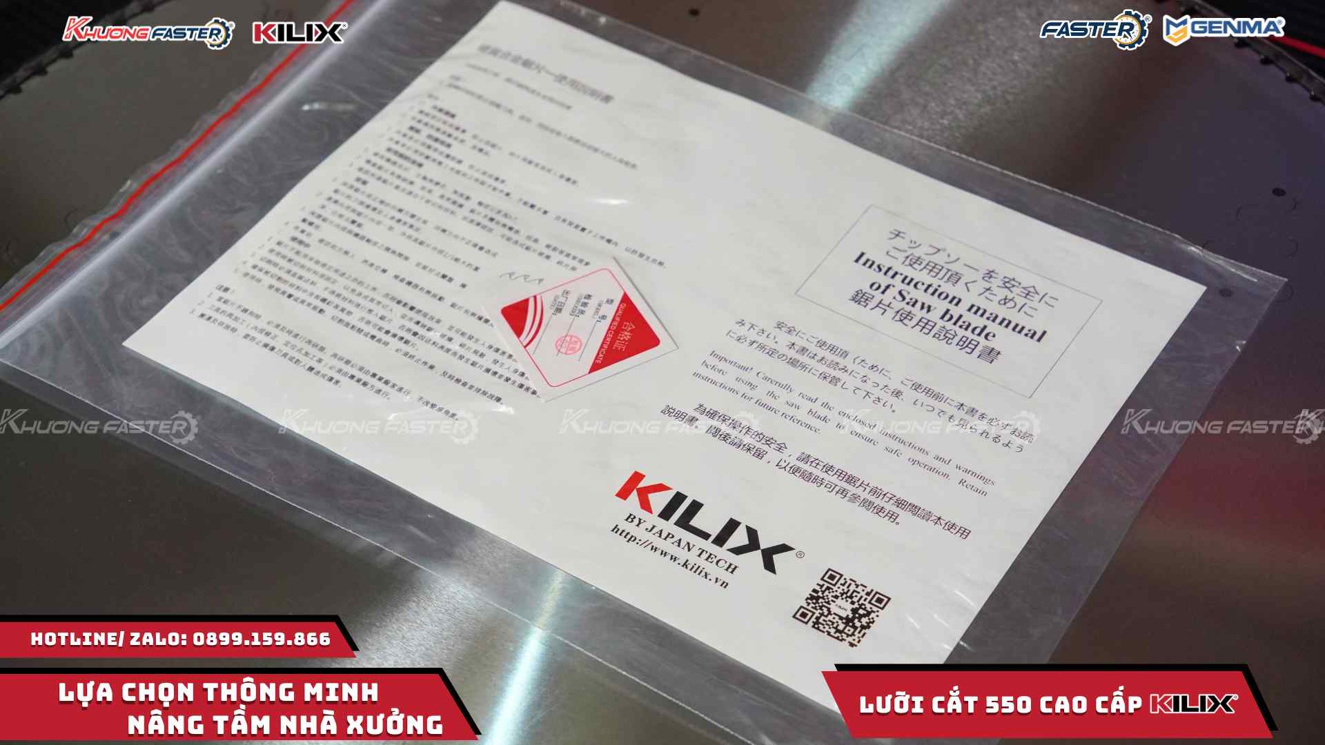 Lưỡi Cắt Nhôm 550 Kilix Chính Hãng – Độ Bền Cao, Đường Cắt Mịn