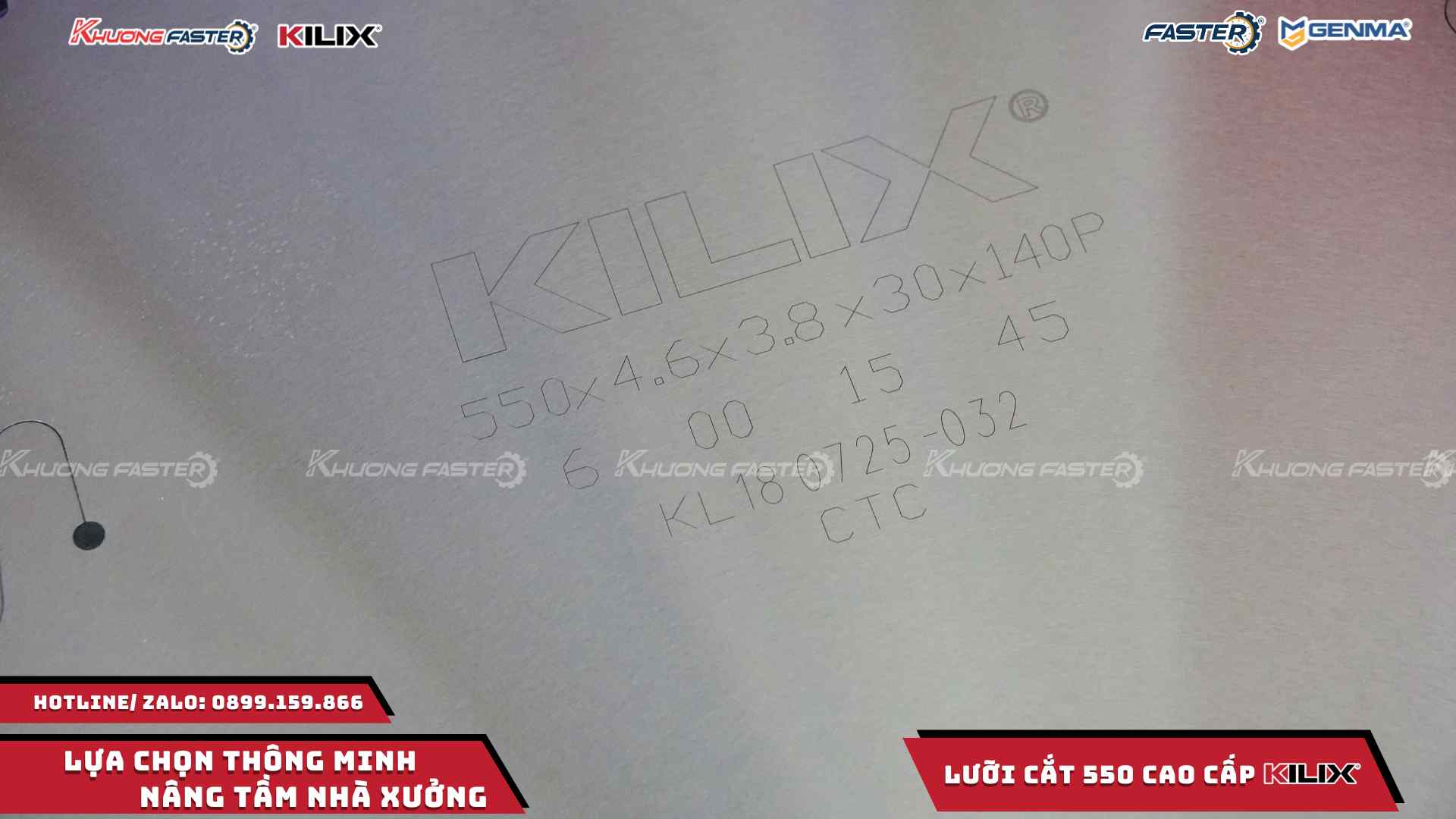 Lưỡi Cắt Nhôm 550 Kilix Chính Hãng – Độ Bền Cao, Đường Cắt Mịn