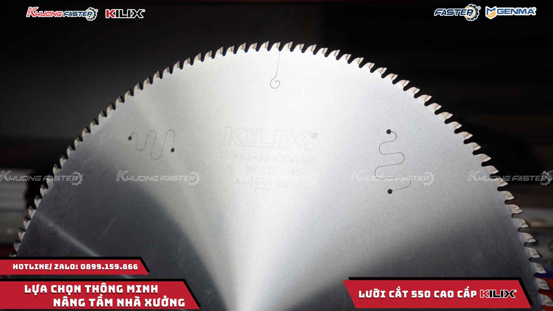 Lưỡi Cắt Nhôm 550 Kilix Chính Hãng – Độ Bền Cao, Đường Cắt Mịn