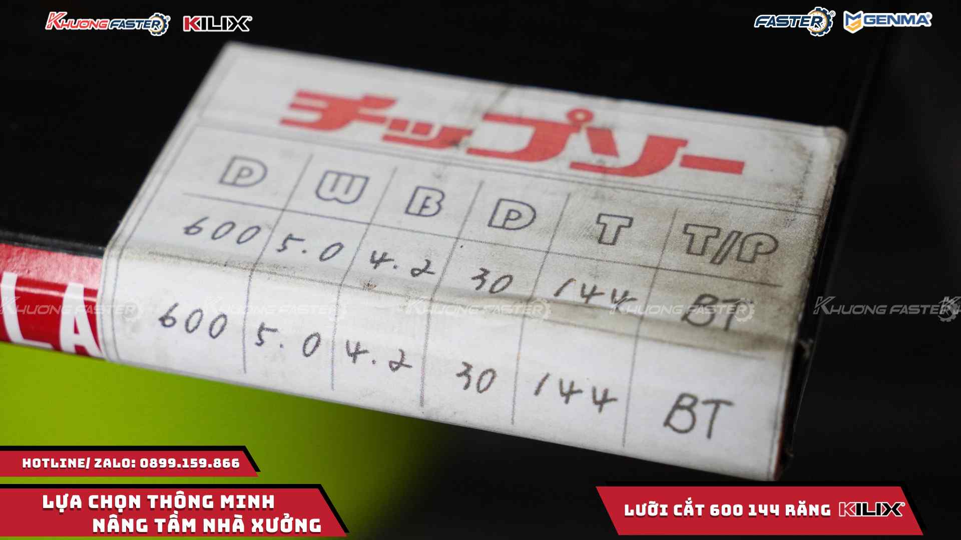 Lưỡi Cắt Nhôm Kilix 600 Chính Hãng 144 Răng Cao Cấp