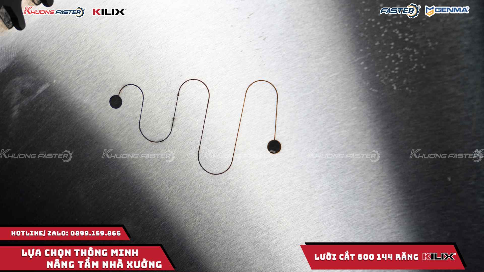 Lưỡi Cắt Nhôm Kilix 600 Chính Hãng 144 Răng Cao Cấp