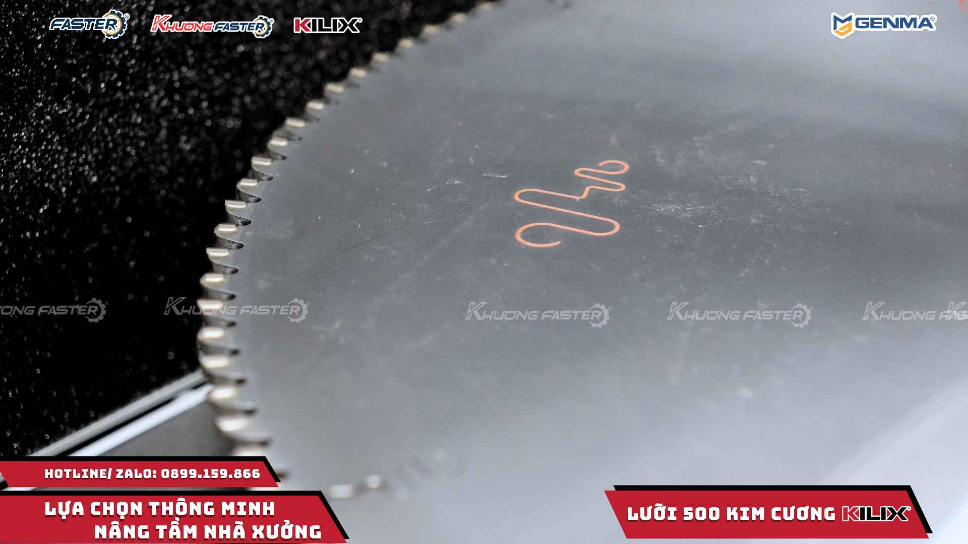 Lưỡi Cắt Nhôm Kim Cương Kilix 500 Chính Hãng Cao Cấp Cho Máy 2 Đầu 09s