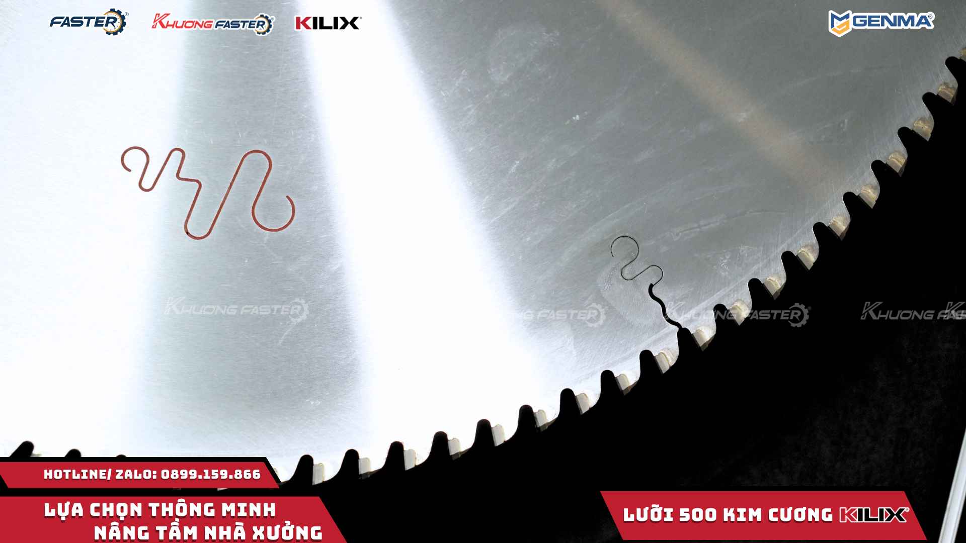 Lưỡi Cắt Nhôm Kim Cương Kilix 500 Chính Hãng Cao Cấp Cho Máy 2 Đầu 09s