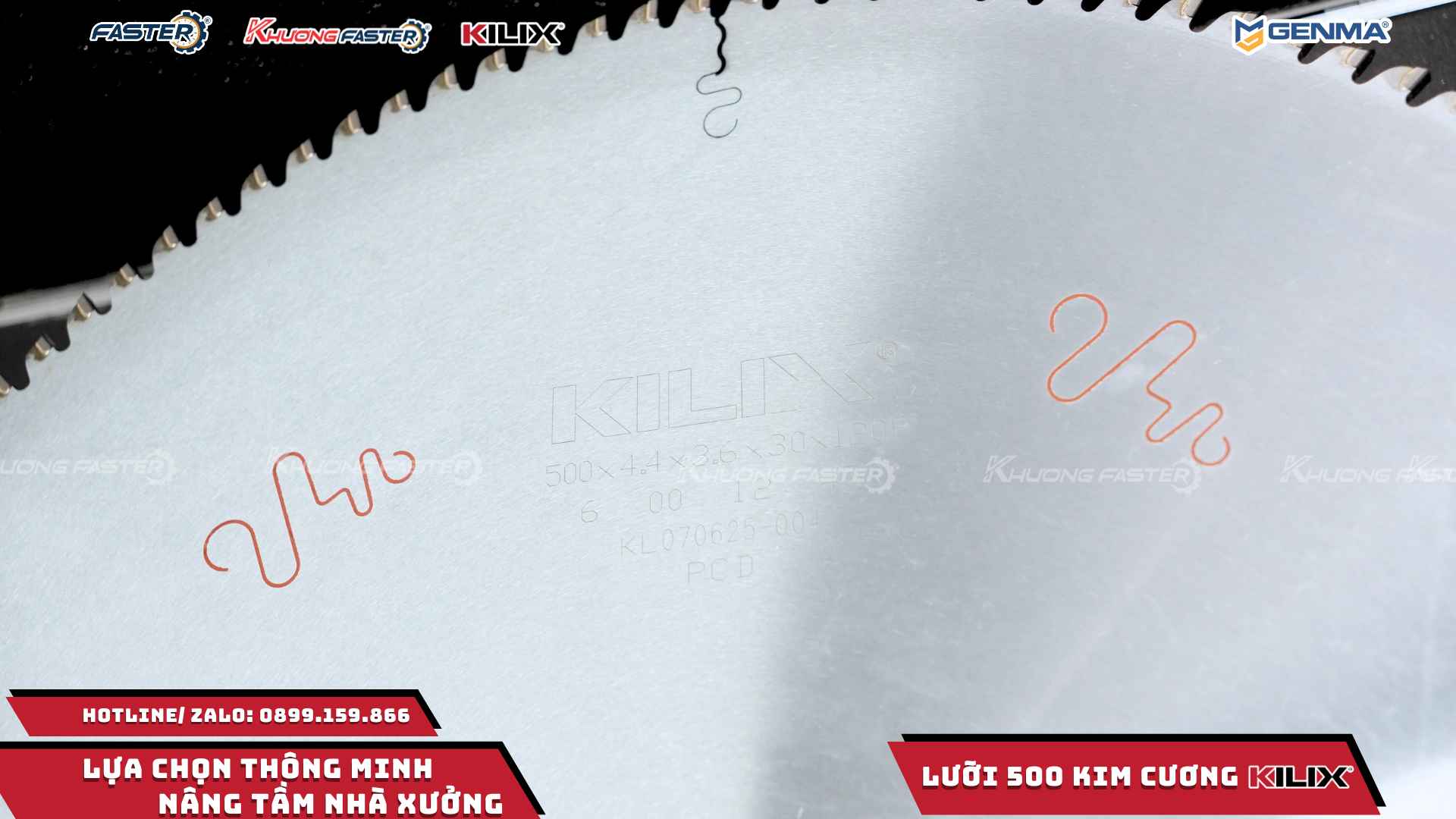 Lưỡi Cắt Nhôm Kim Cương Kilix 500 Chính Hãng Cao Cấp Cho Máy 2 Đầu 09s