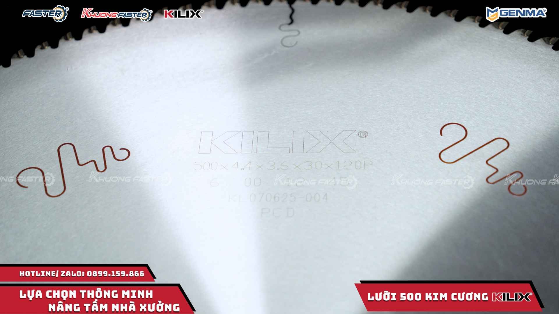 Lưỡi Cắt Nhôm Kim Cương Kilix 500 Chính Hãng Cao Cấp Cho Máy 2 Đầu 09s