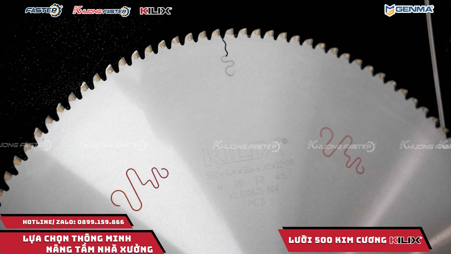 Lưỡi Cắt Nhôm Kim Cương Kilix 500 Chính Hãng Cao Cấp Cho Máy 2 Đầu 09s