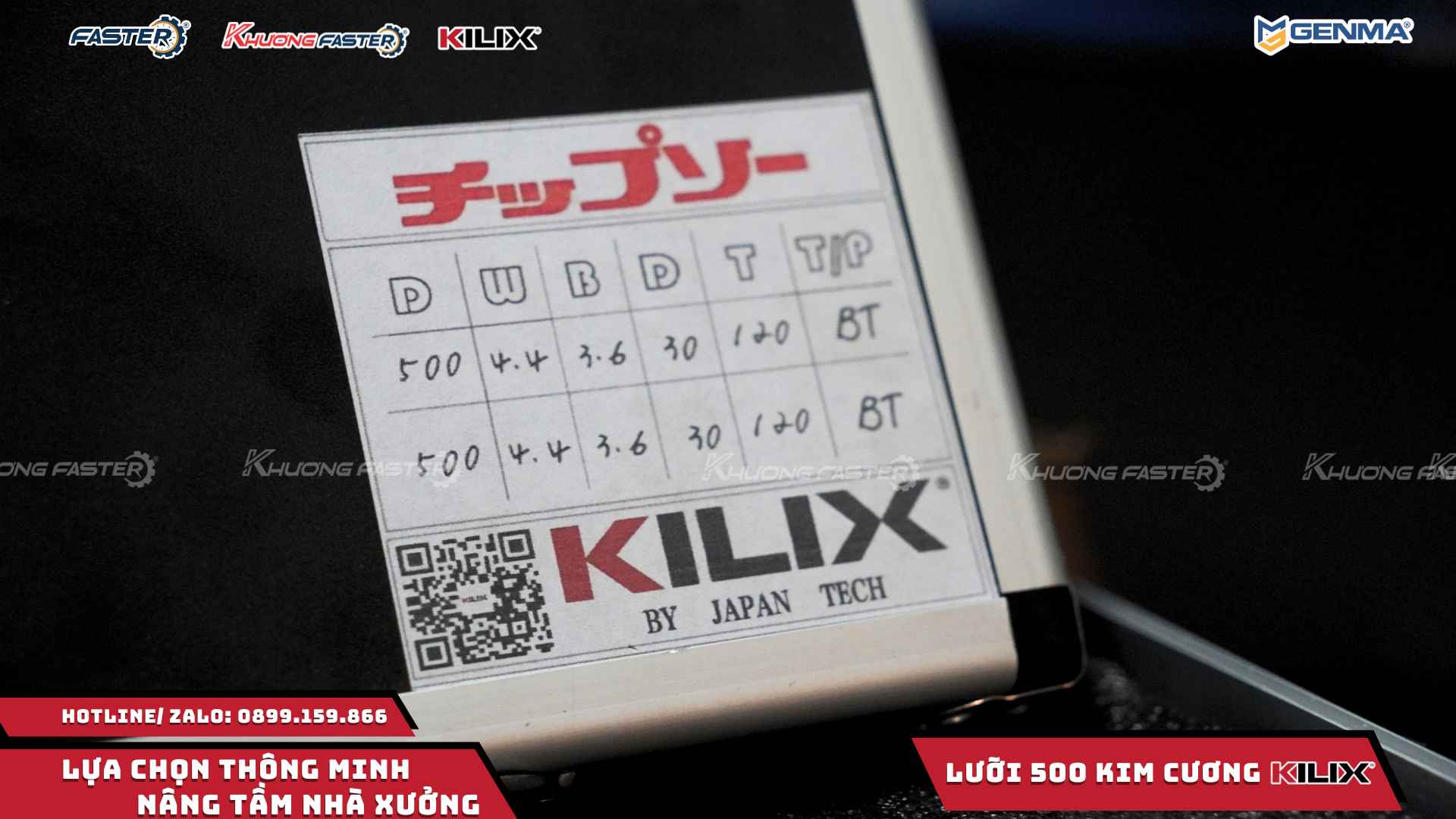 Lưỡi Cắt Nhôm Kim Cương Kilix 500 Chính Hãng Cao Cấp Cho Máy 2 Đầu 09s