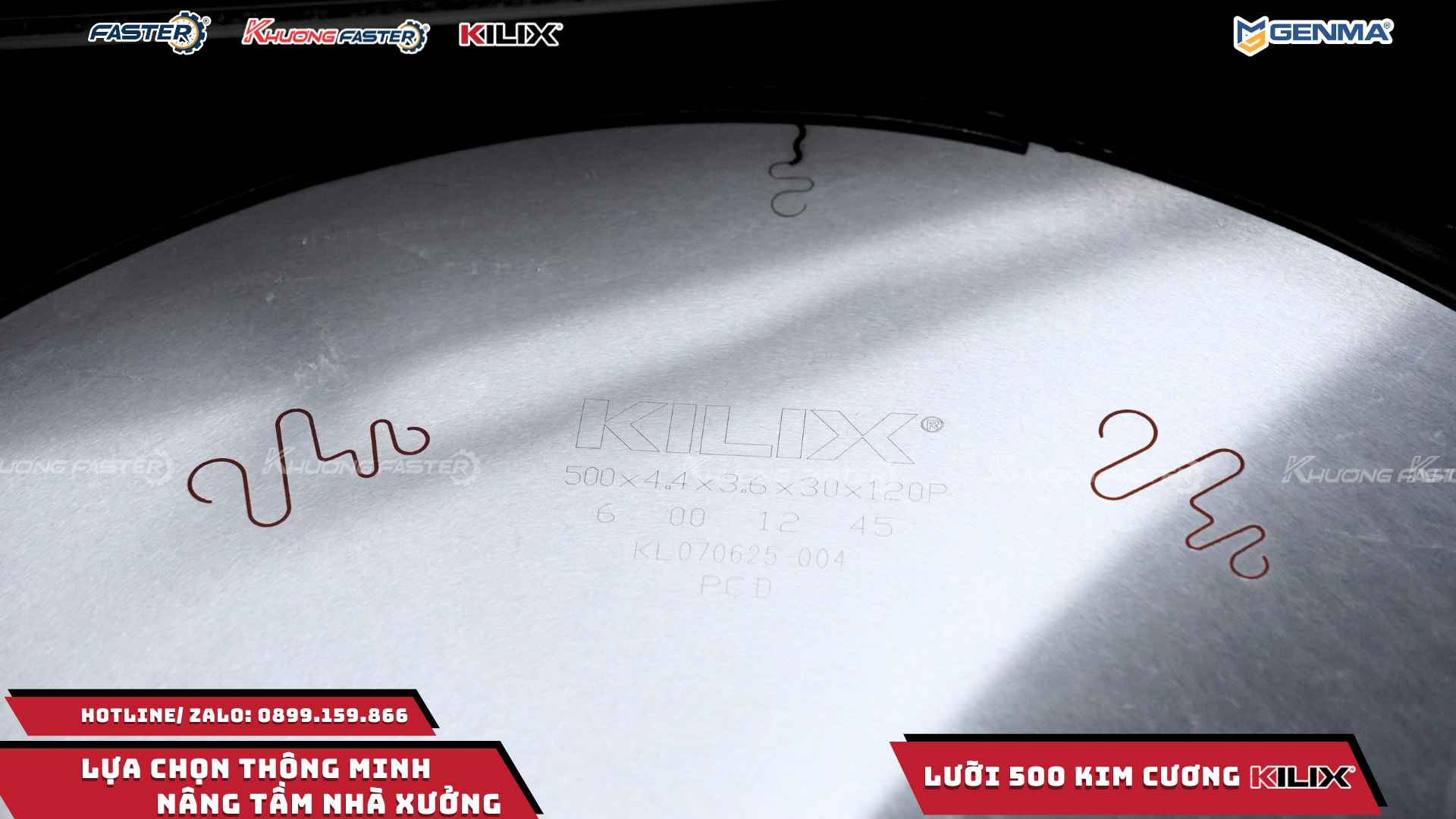 Lưỡi Cắt Nhôm Kim Cương Kilix 500 Chính Hãng Cao Cấp Cho Máy 2 Đầu 09s