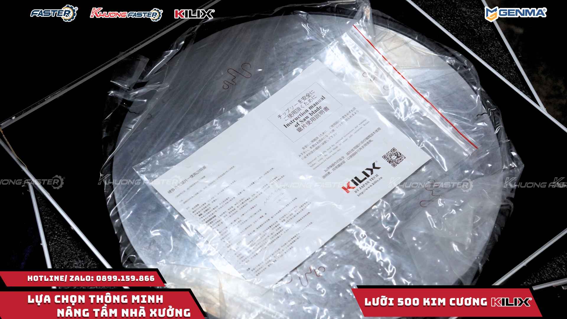 Lưỡi Cắt Nhôm Kim Cương Kilix 500 Chính Hãng Cao Cấp Cho Máy 2 Đầu 09s